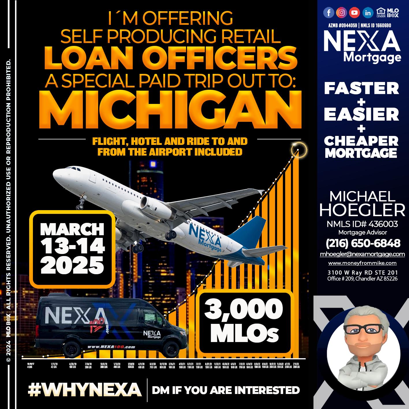 MICHIGAN TRIP - Michael Hoegler -Mortgage Advisor