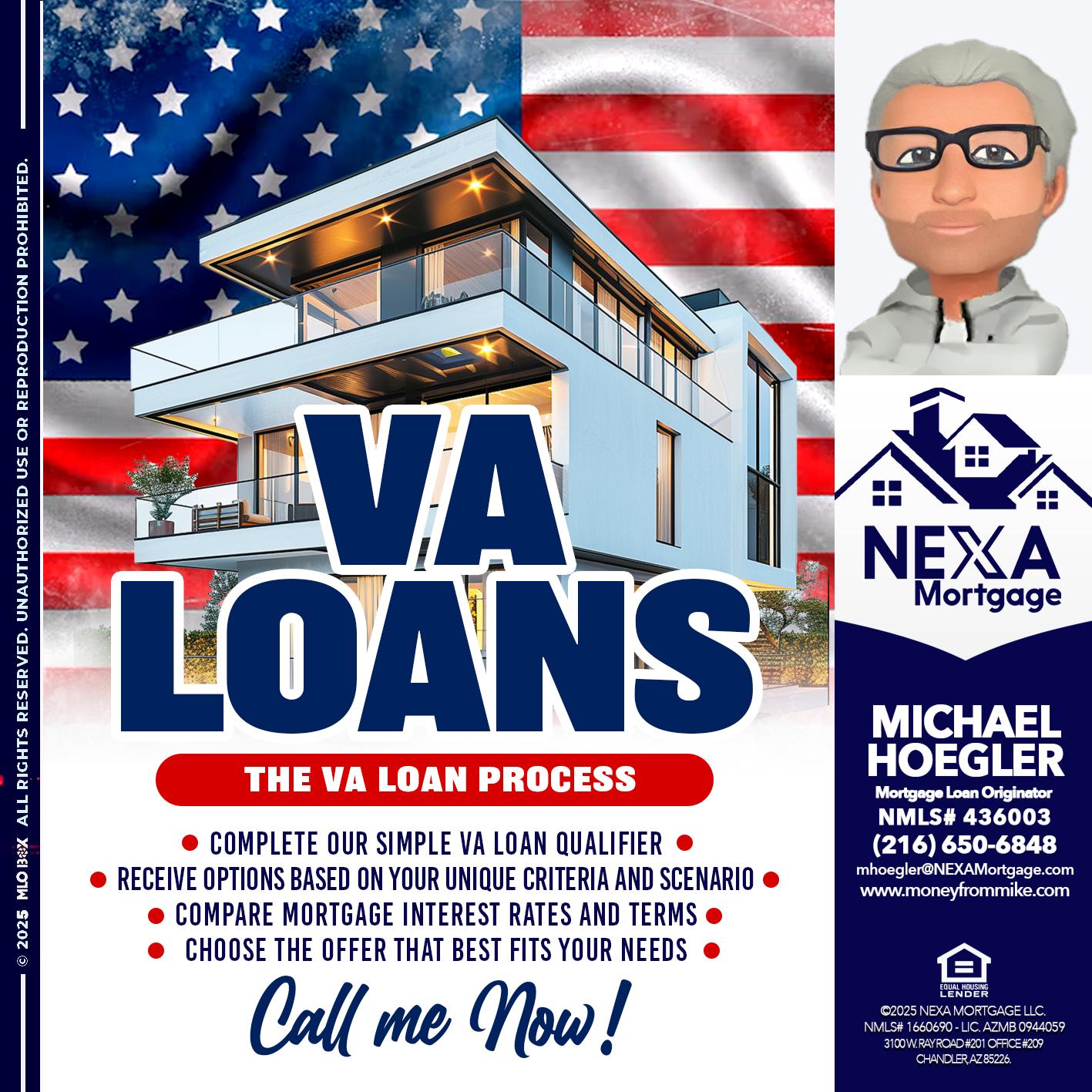 VA LOANS - Michael Hoegler -Mortgage Advisor
