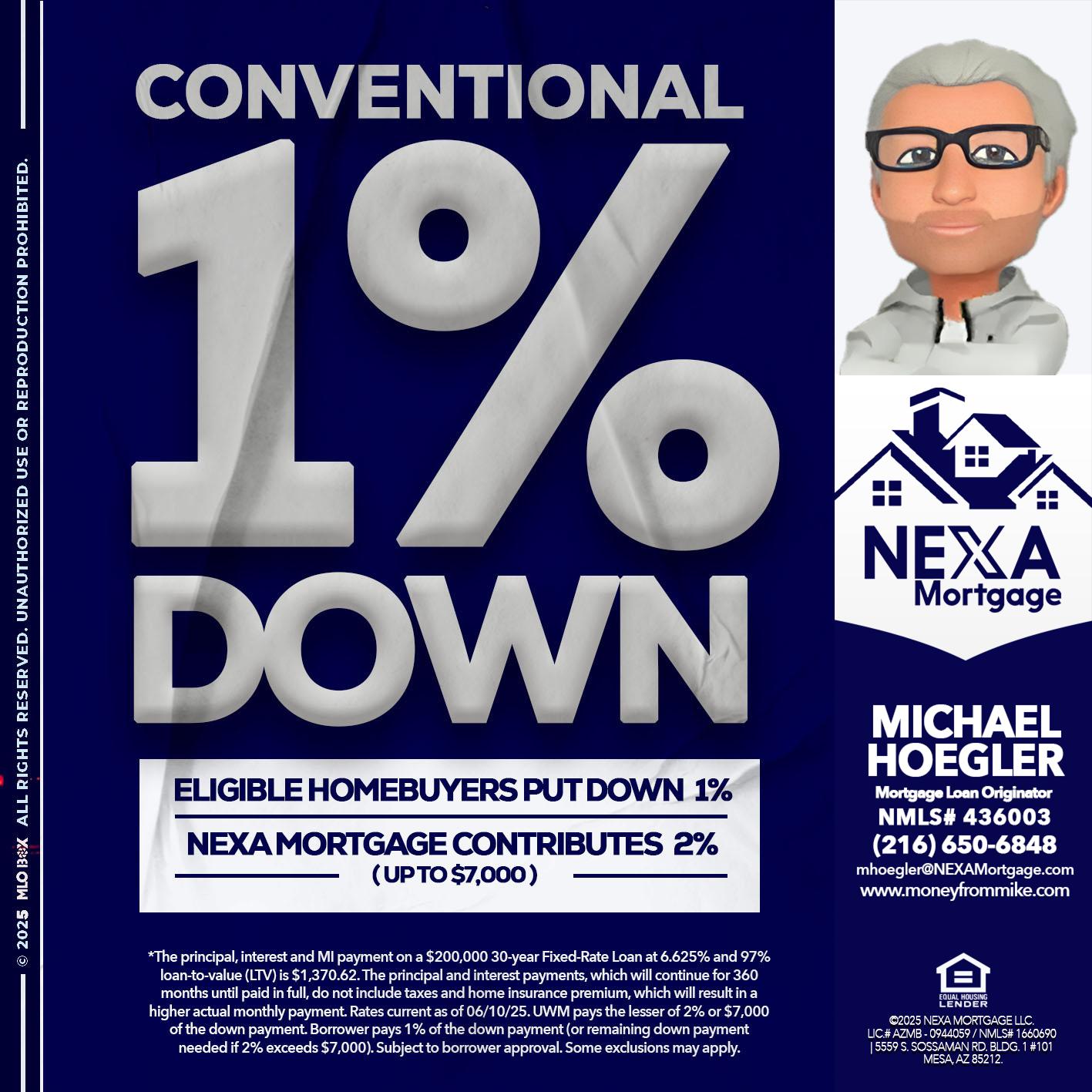 CONVENTIONAL - Michael Hoegler -Mortgage Advisor