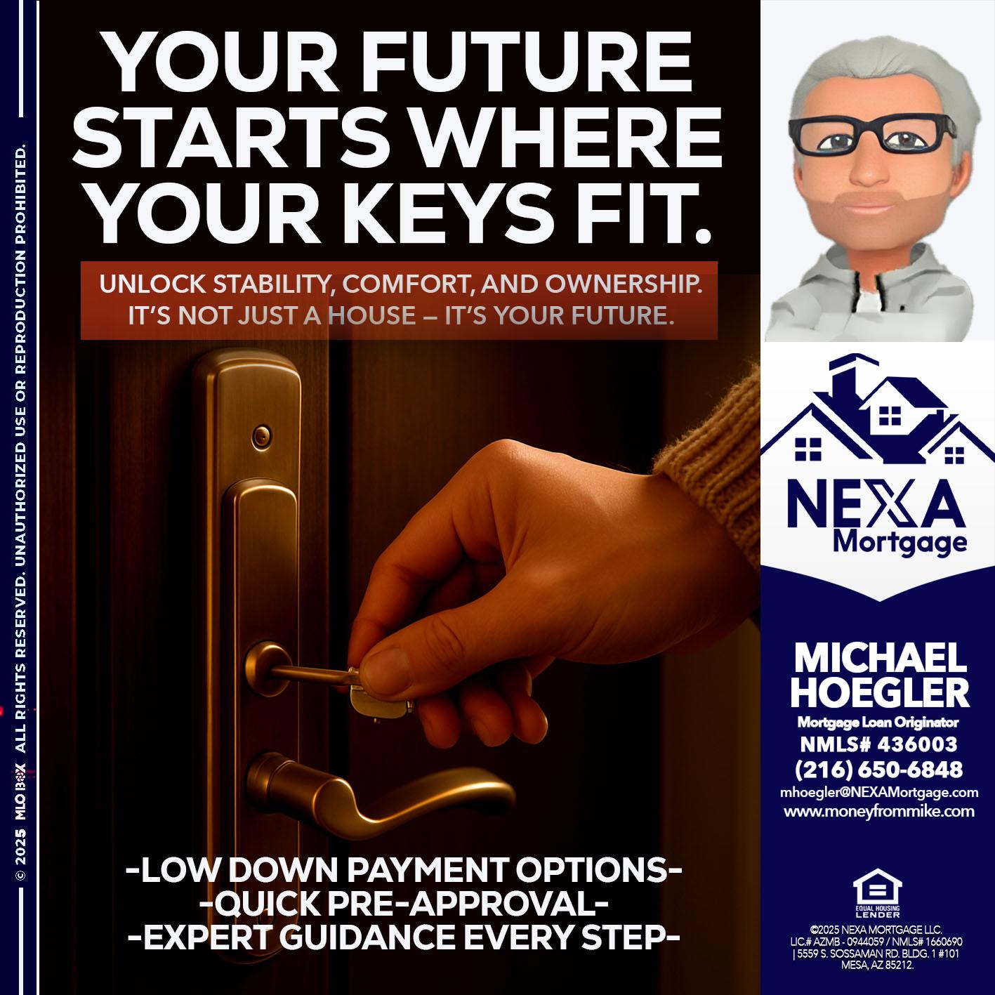 YOUR FUTURE - Michael Hoegler -Mortgage Advisor