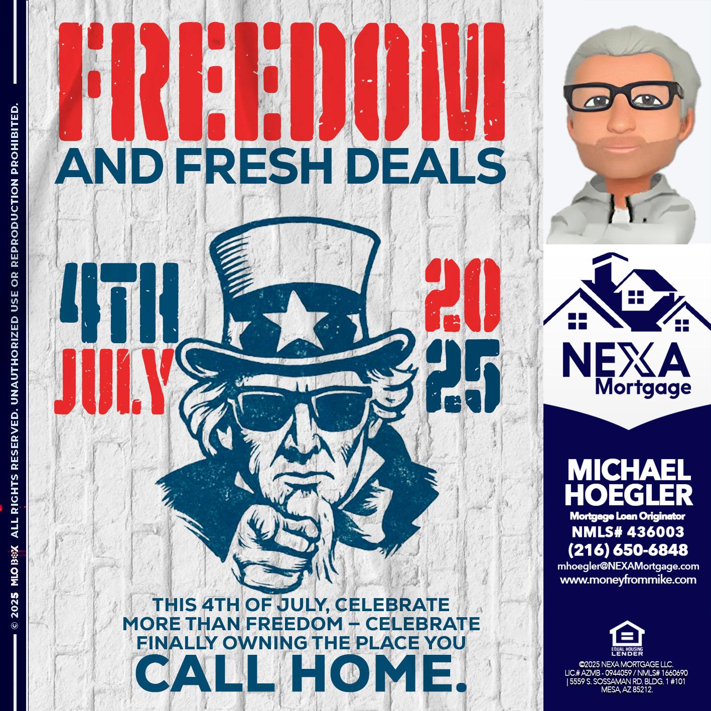 FREEDOM - Michael Hoegler -Mortgage Advisor