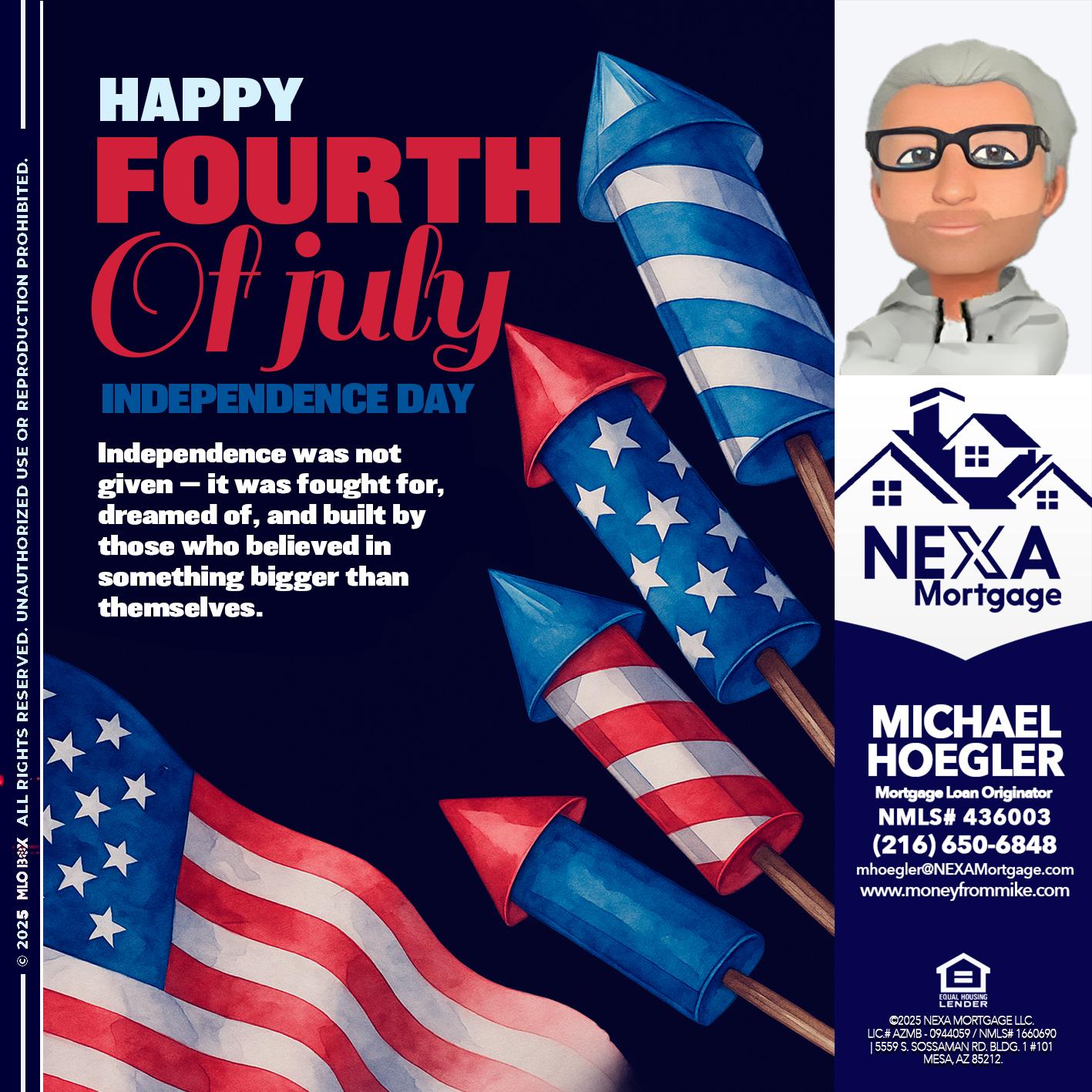 happy fourth - Michael Hoegler -Mortgage Advisor