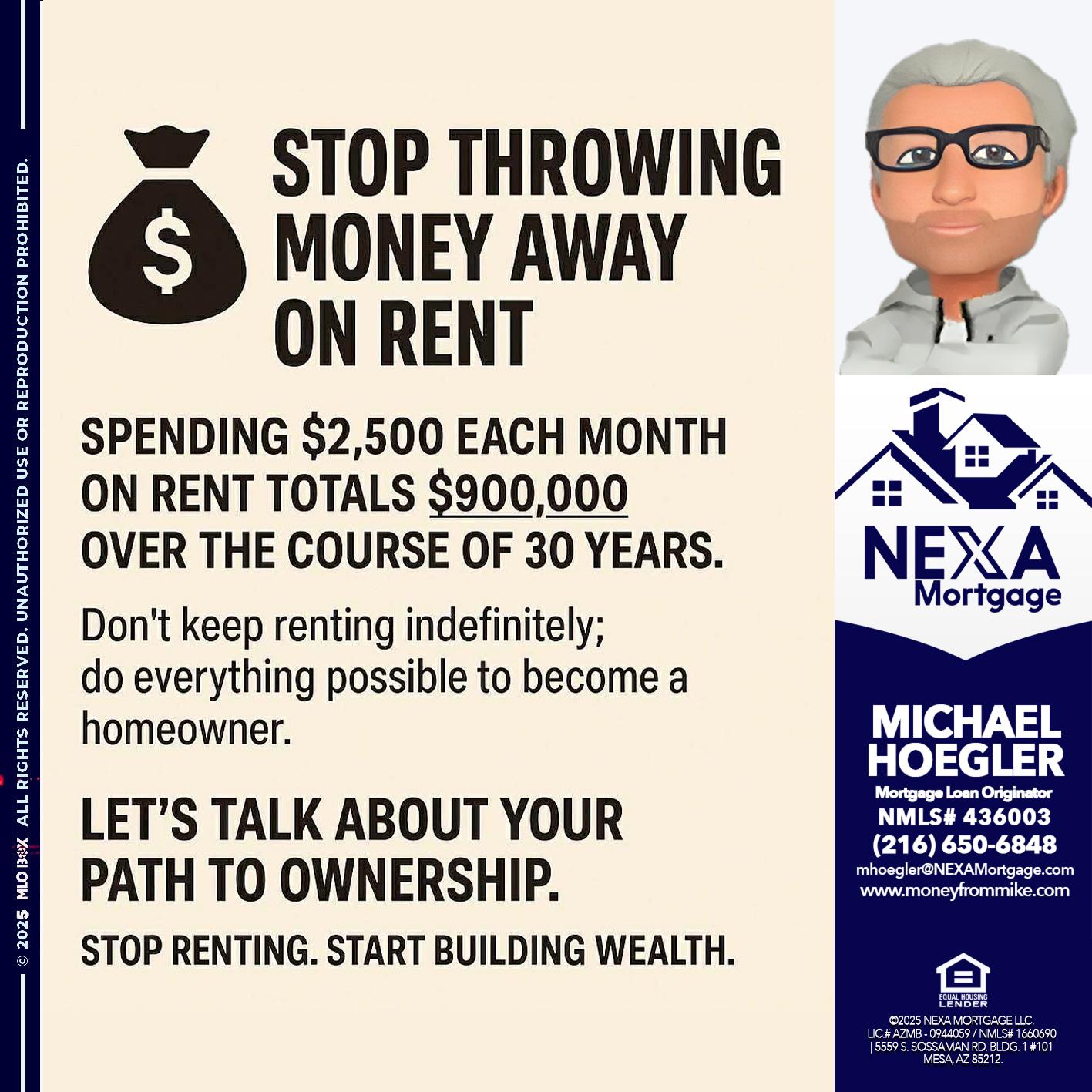 STOP THROWING - Michael Hoegler -Mortgage Advisor STOP THROWING - Michael Hoegler -Mortgage Advisor