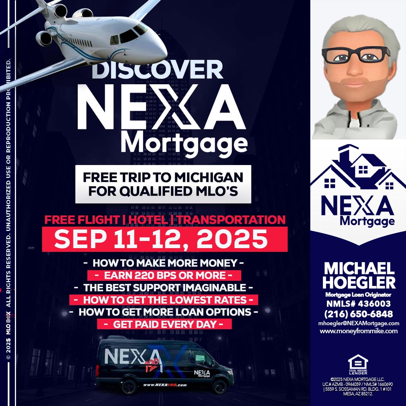 DISCOVER NEXA MORTGAGE - Michael Hoegler -Mortgage Advisor DISCOVER NEXA MORTGAGE - Michael Hoegler -Mortgage Advisor