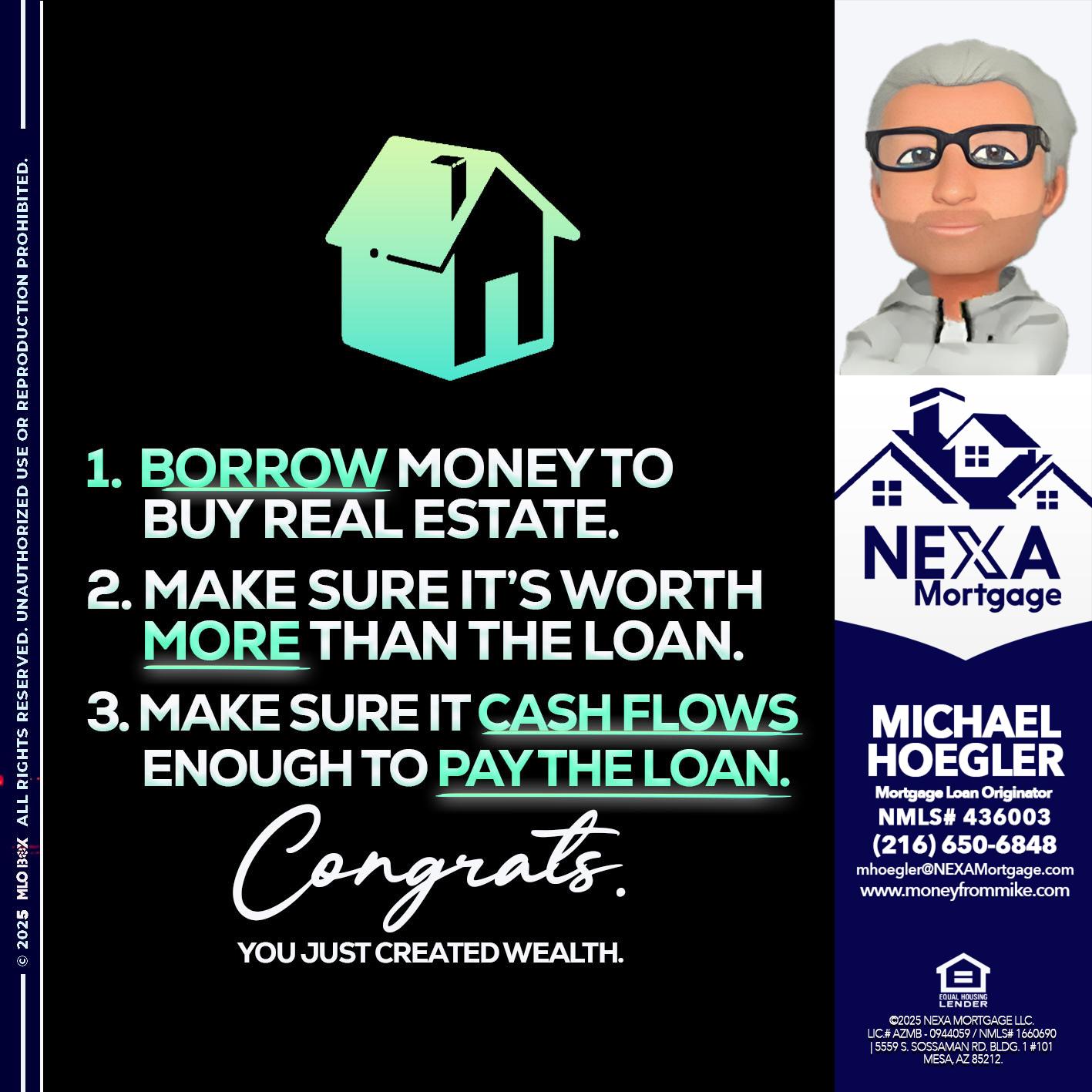 BORROW MONEY - Michael Hoegler -Mortgage Advisor BORROW MONEY - Michael Hoegler -Mortgage Advisor