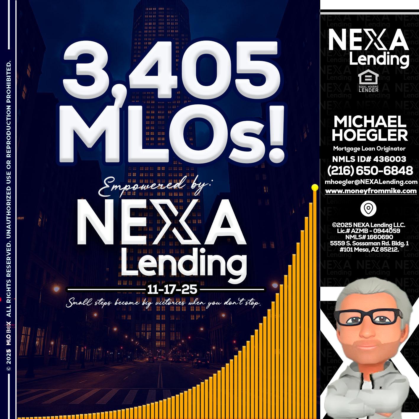 3405 MLOs - Michael Hoegler -Mortgage Advisor