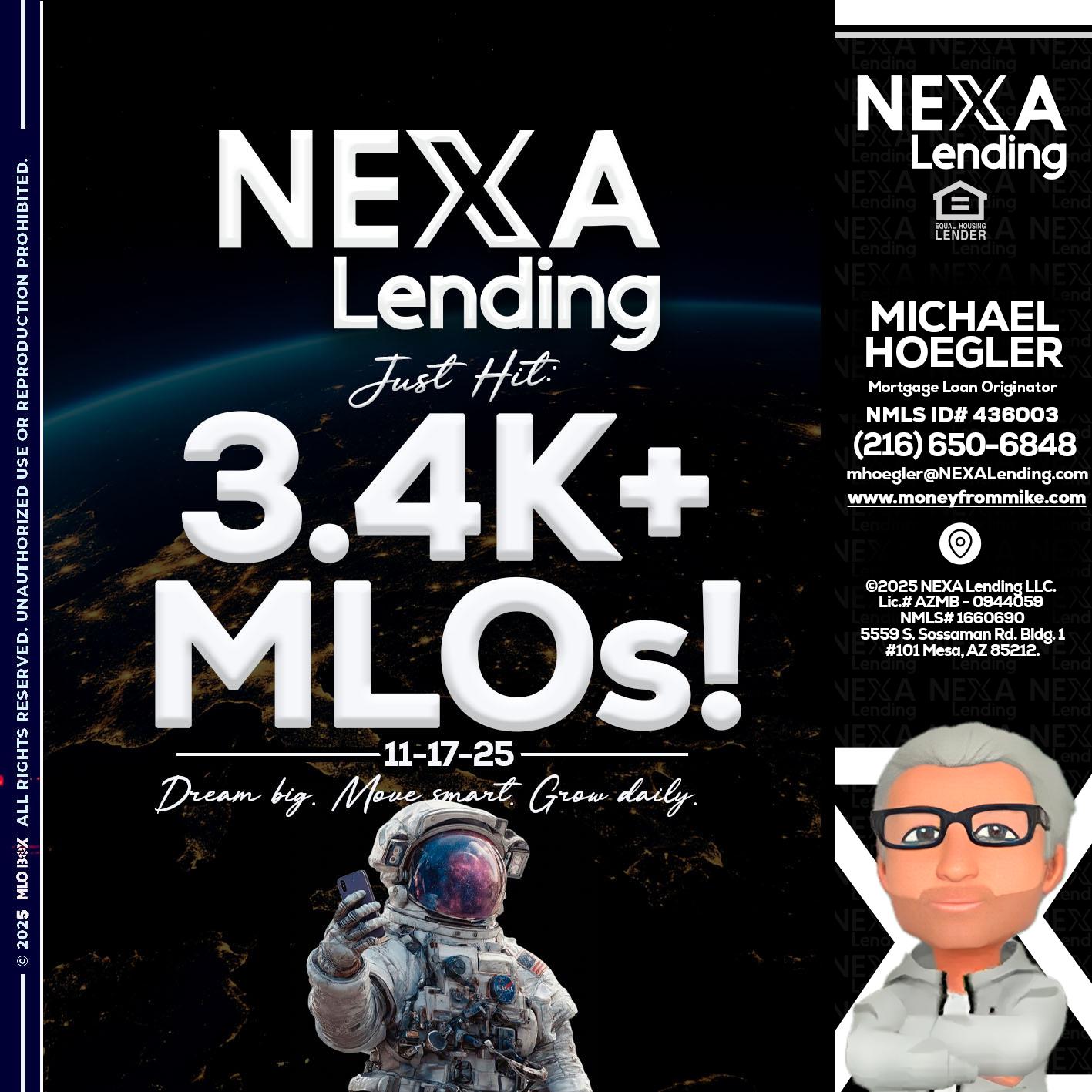 3.4K MLOs - Michael Hoegler -Mortgage Advisor