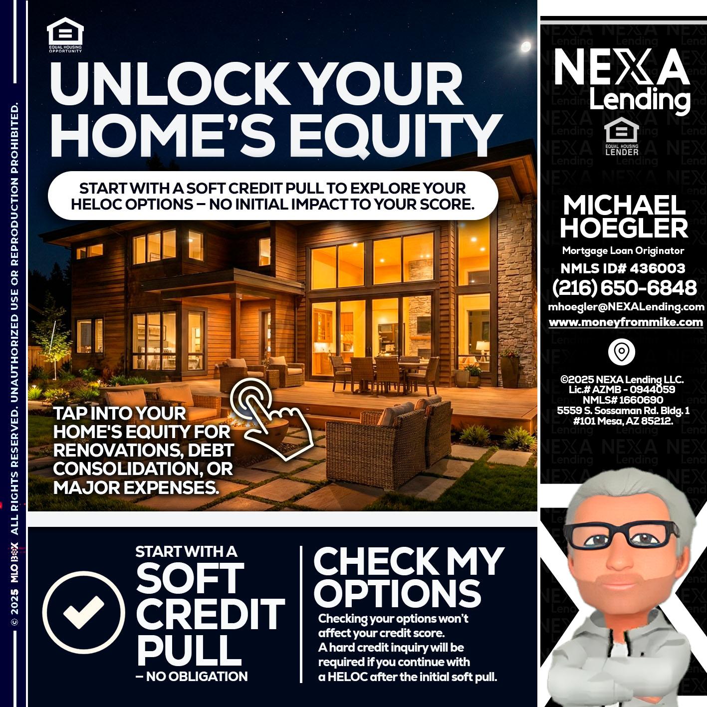 UNLOCK YOUR HOMES - Michael Hoegler -Mortgage Advisor