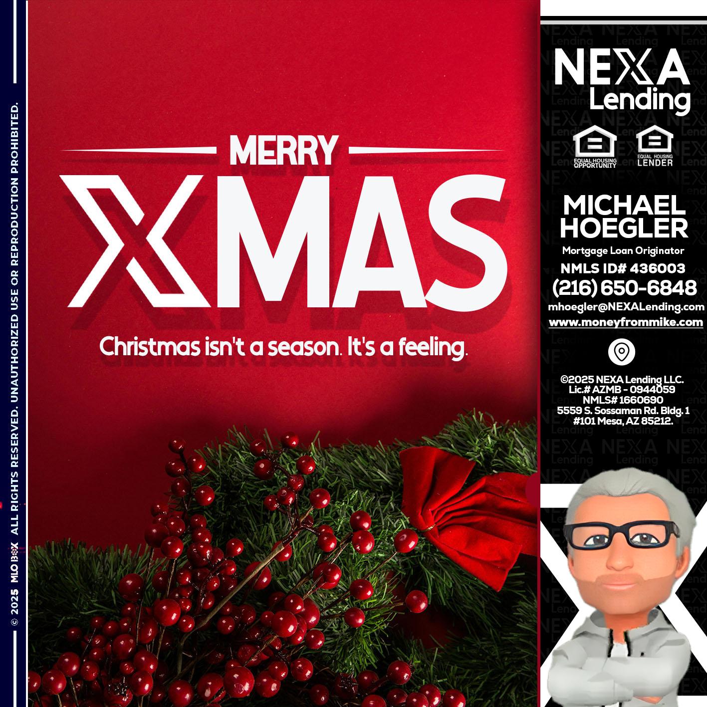 merry xmas - Michael Hoegler -Mortgage Advisor