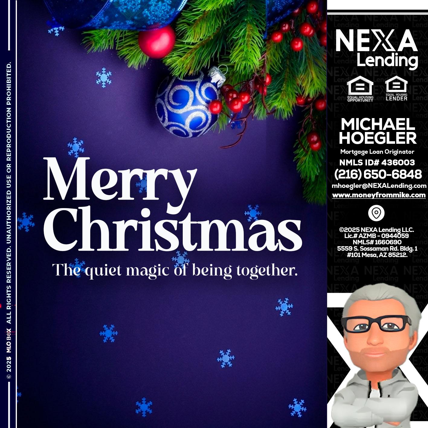 merry christmas - Michael Hoegler -Mortgage Advisor