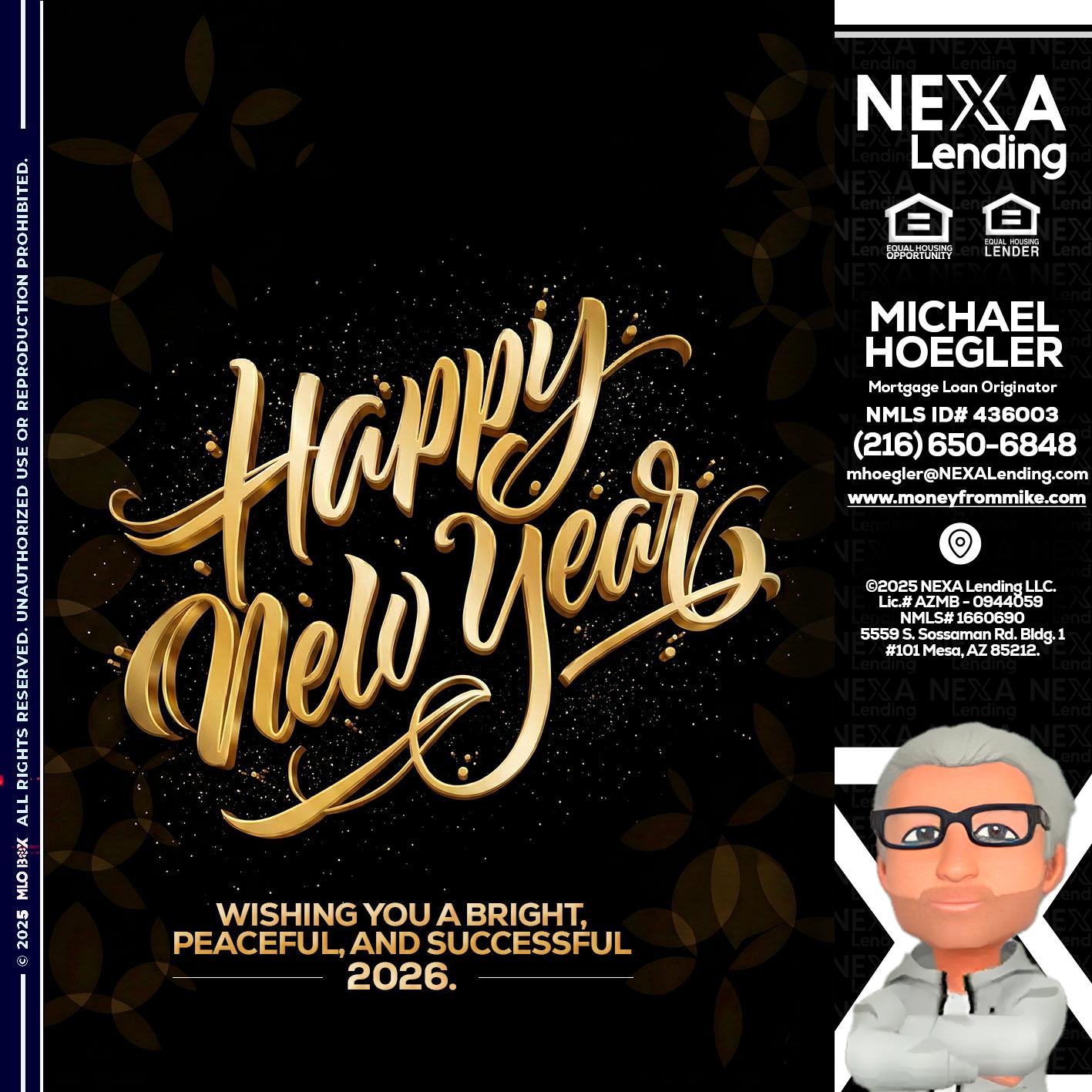 HAPPY NEW YEAR - Michael Hoegler -Mortgage Advisor