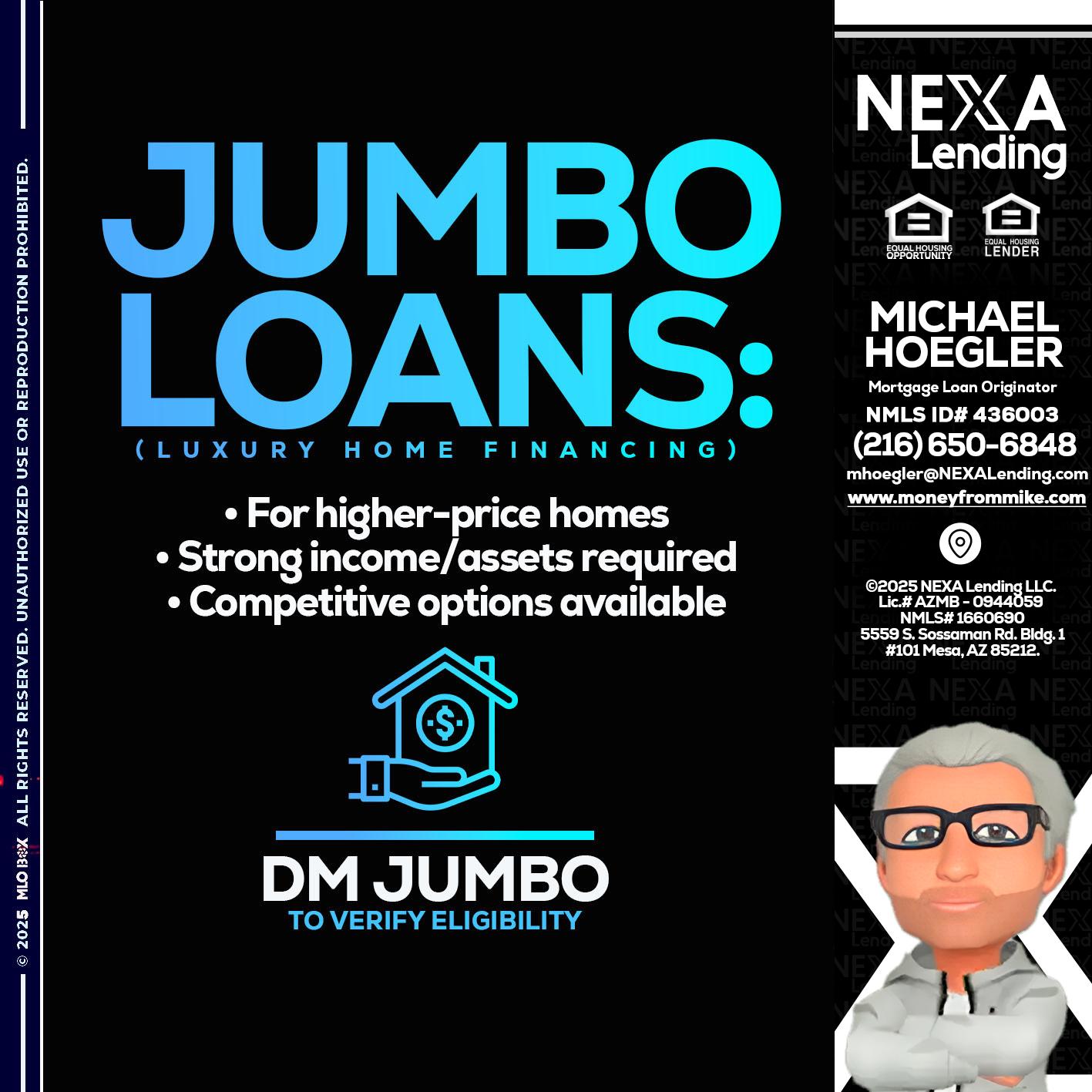 JUMBO LOANS - Michael Hoegler -Mortgage Advisor