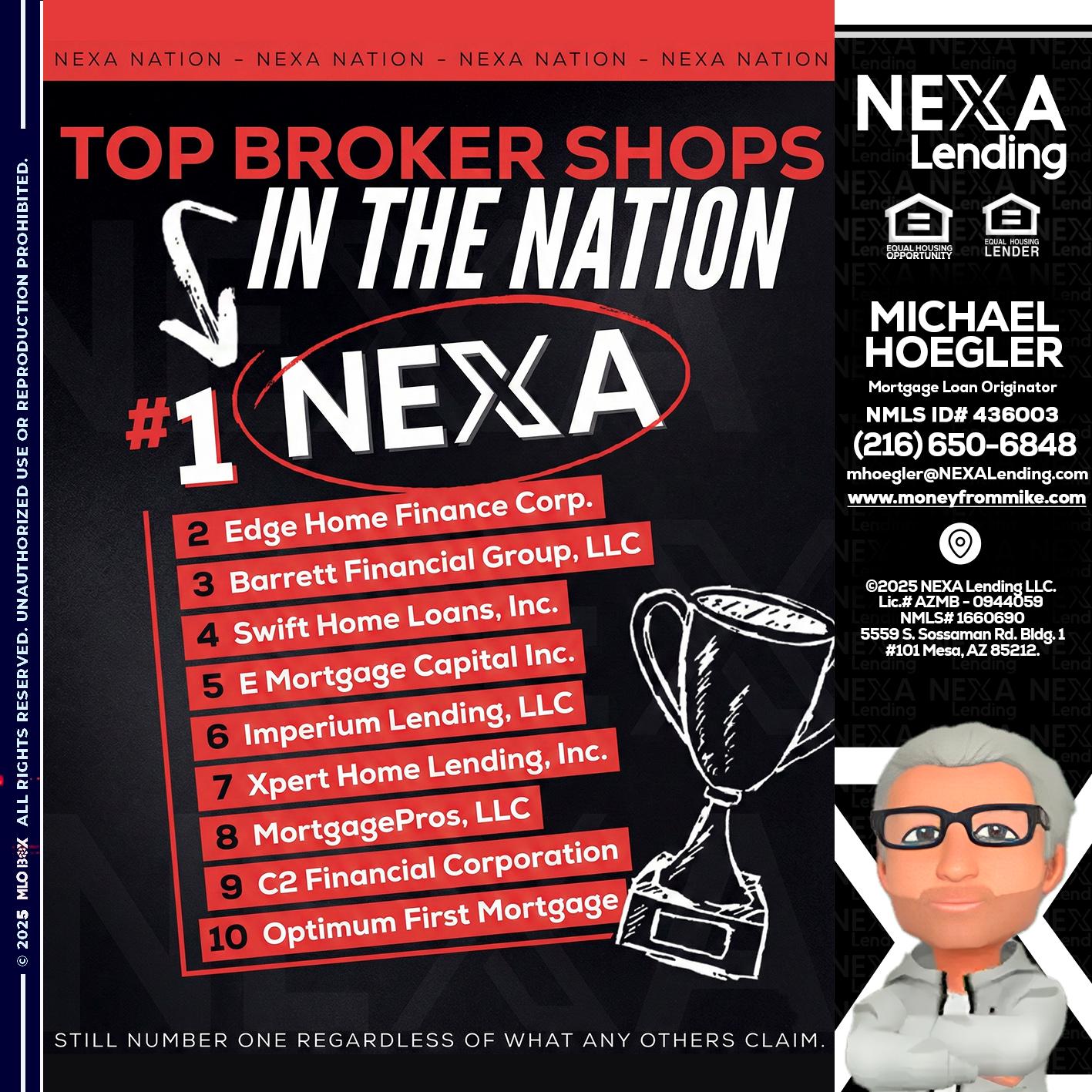 top broker - Michael Hoegler -Mortgage Advisor