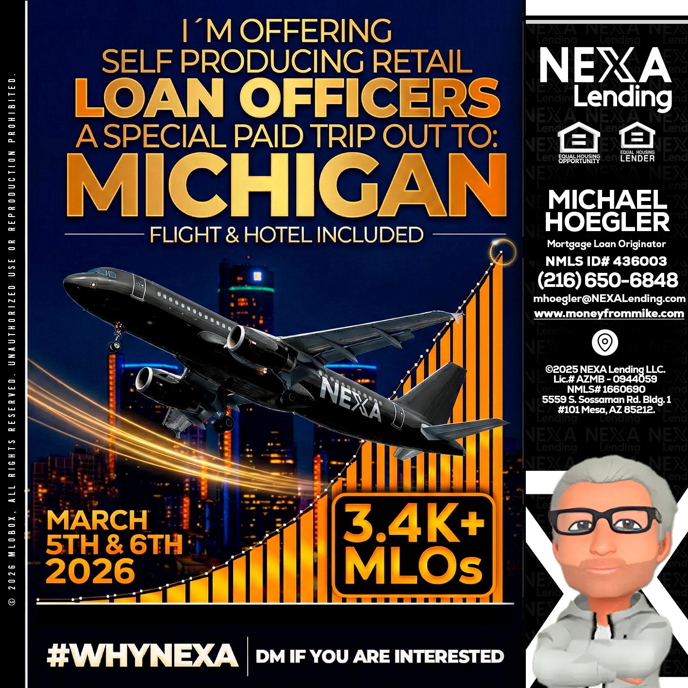 MICHIGAN - Michael Hoegler -Mortgage Advisor