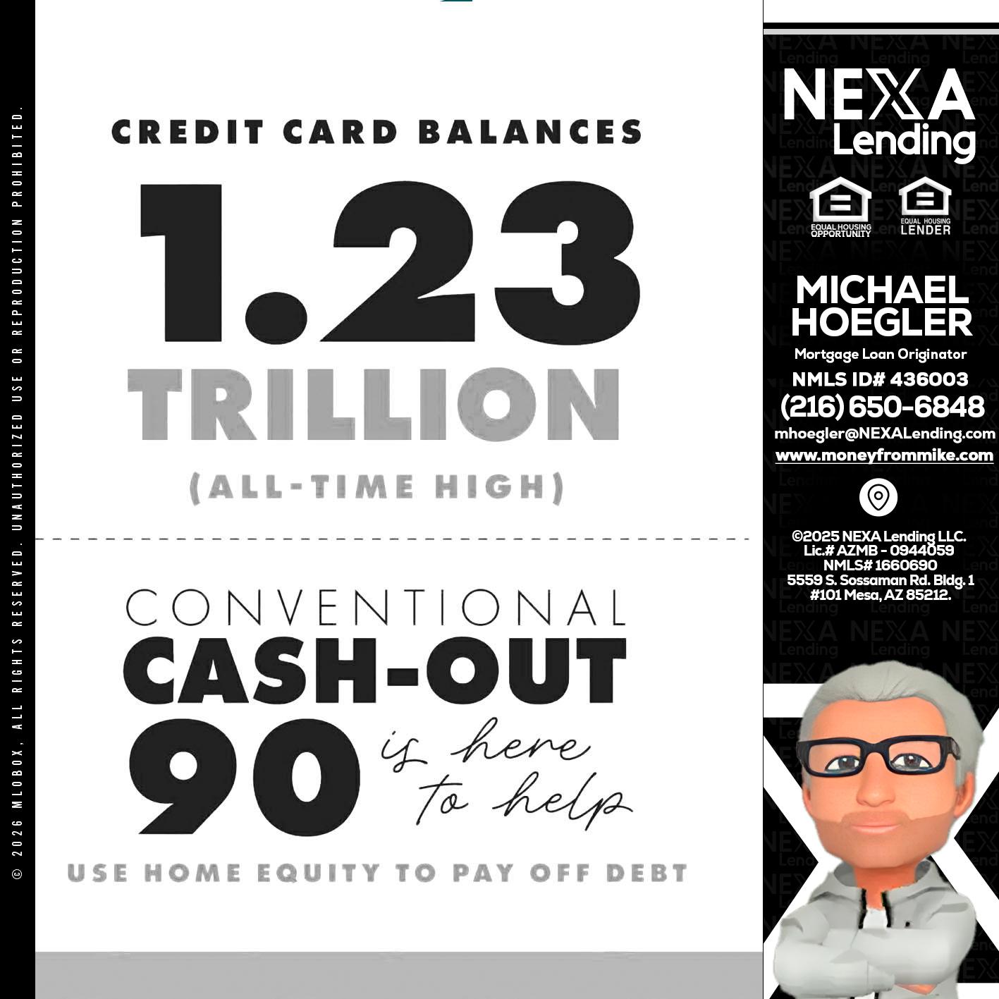 CREDIT CARD BALANCE - Michael Hoegler -Mortgage Advisor