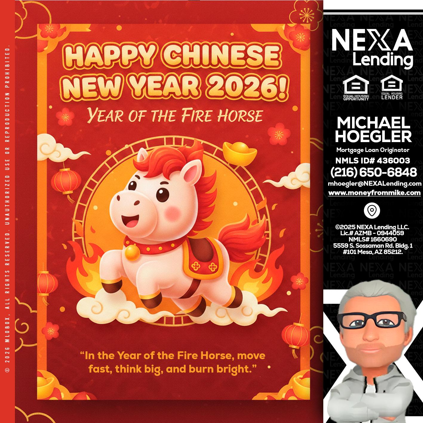 happy Chinese new year - Michael Hoegler -Mortgage Advisor