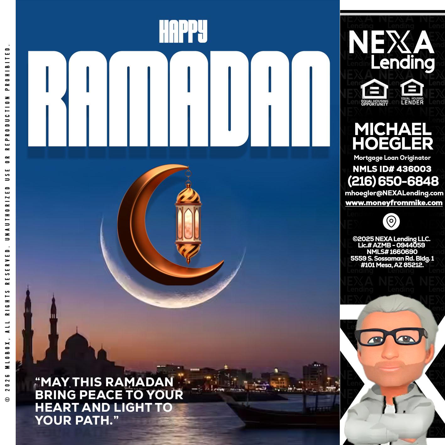 RAMADAN - Michael Hoegler -Mortgage Advisor