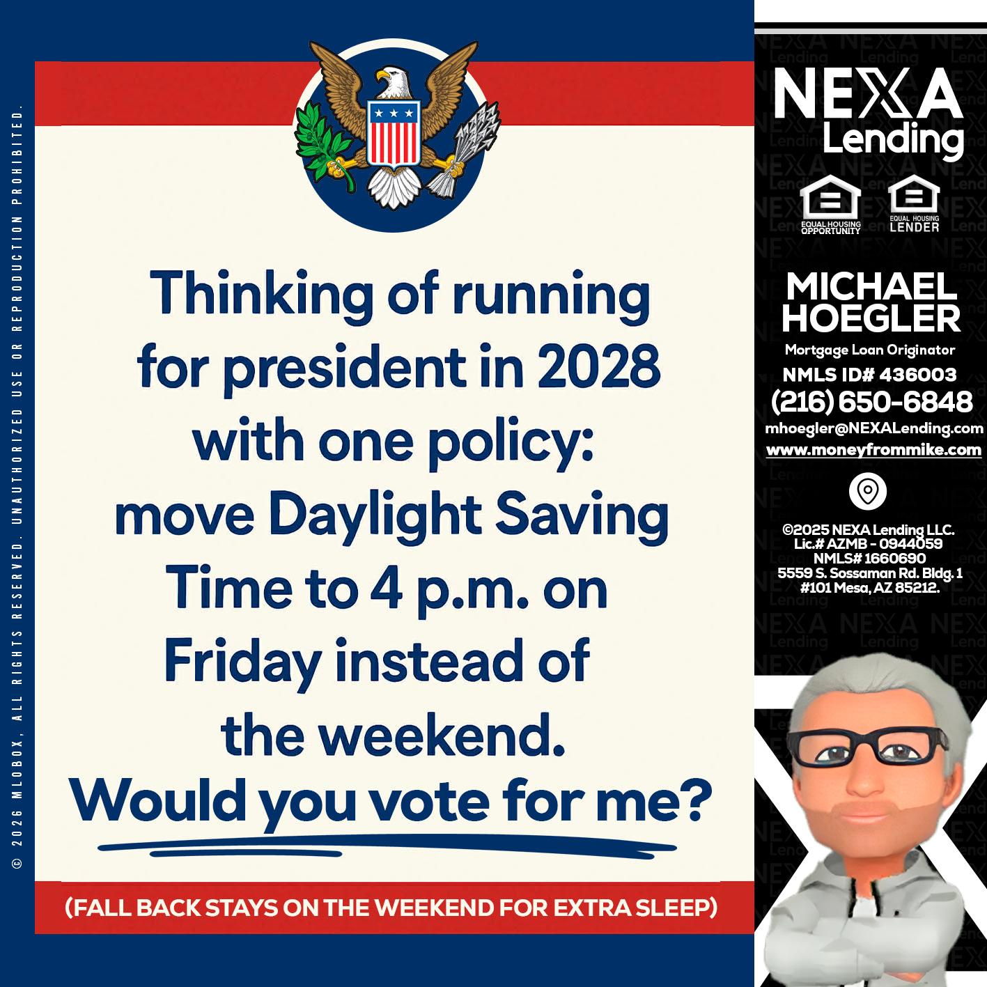 THINKING OF RUNING - Michael Hoegler -Mortgage Advisor