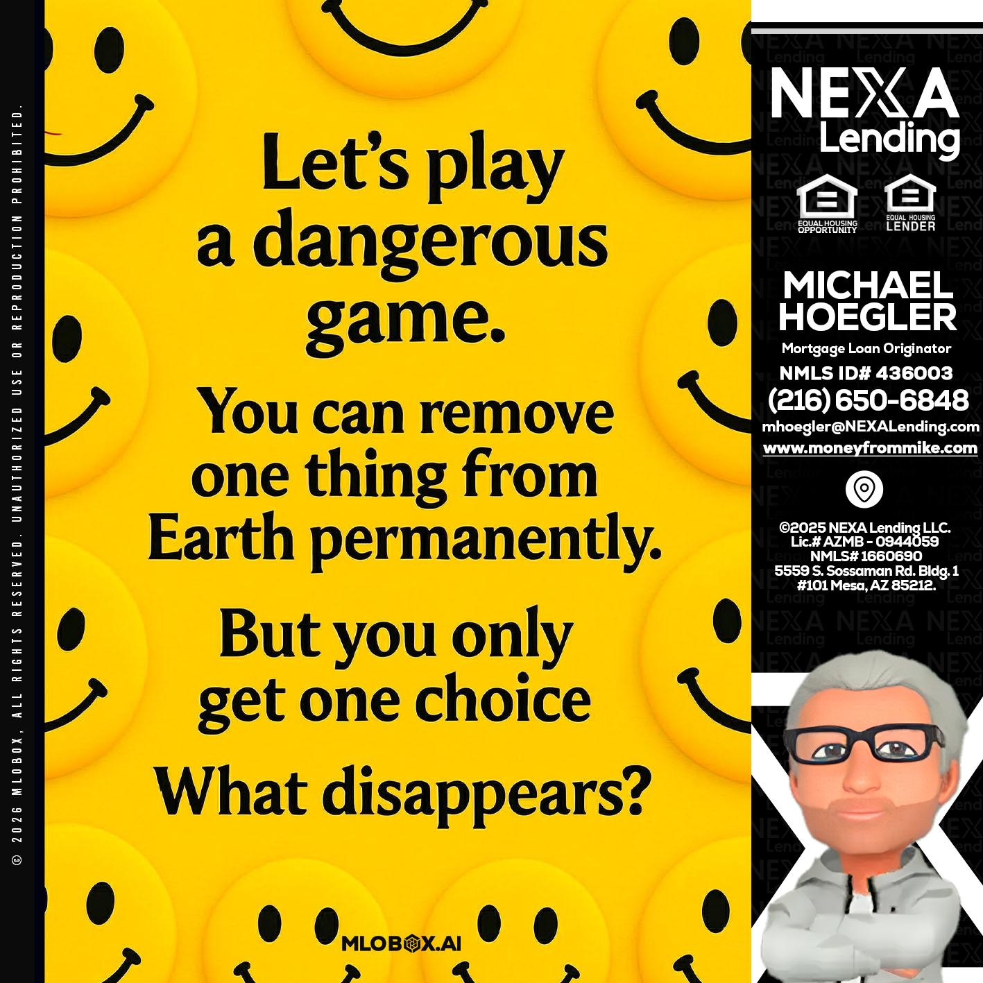 LETS PLAY - Michael Hoegler -Mortgage Advisor