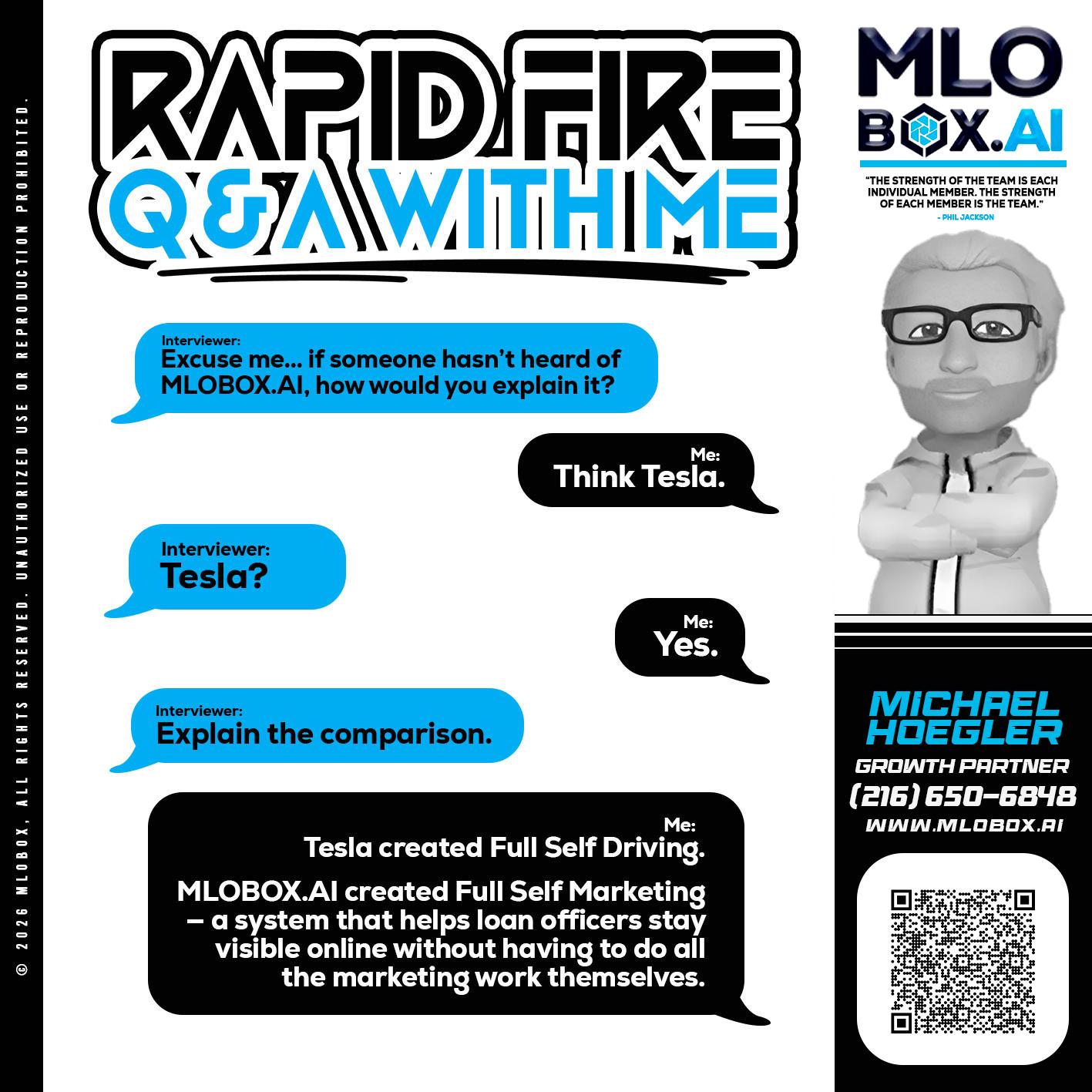 RAPID FIRE Q&A - Michael Hoegler -Mortgage Advisor