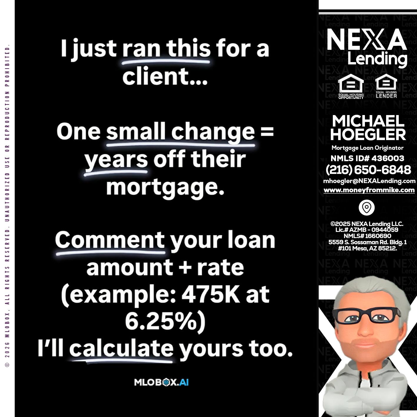 I JUST RAN - Michael Hoegler -Mortgage Advisor