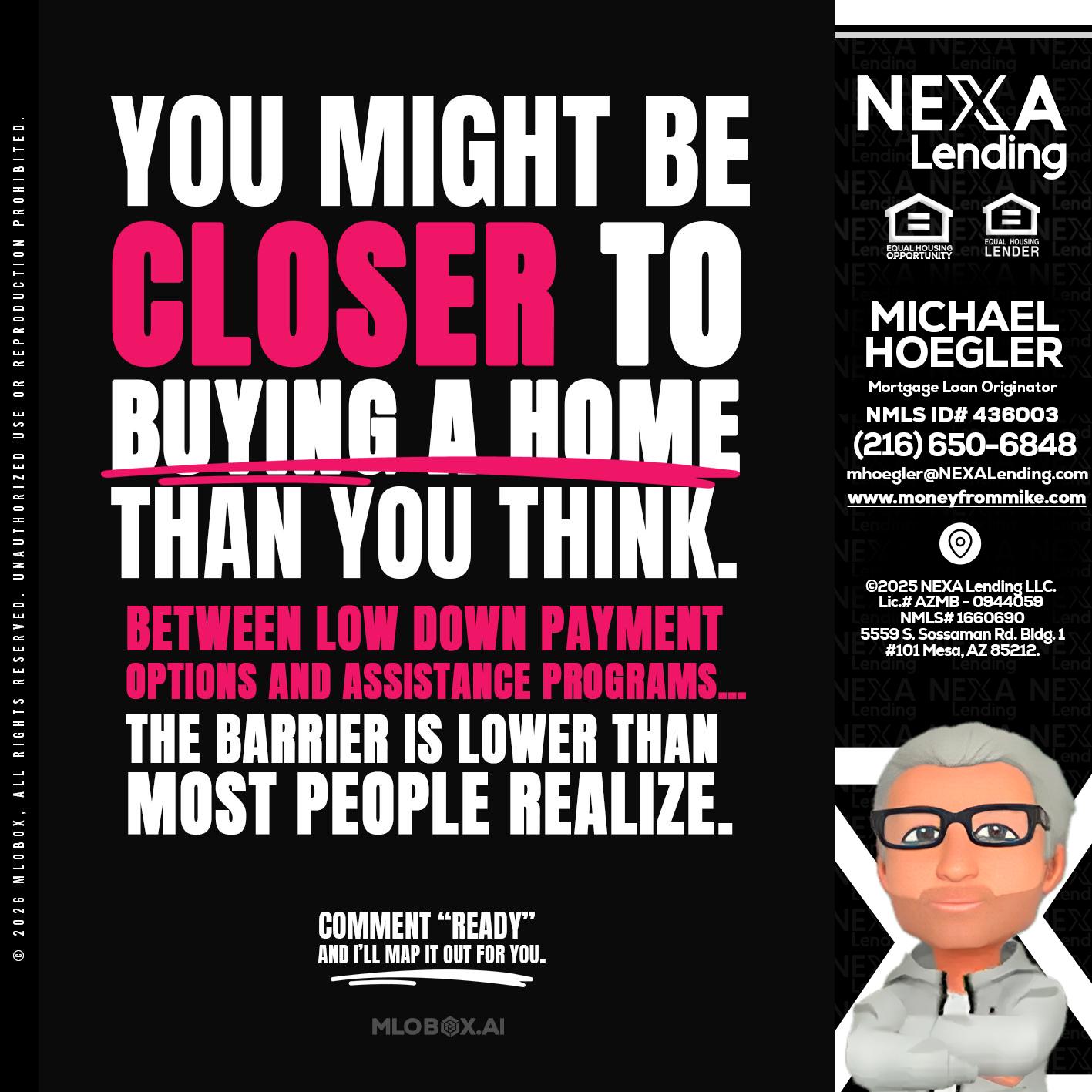 YOU MIGHT BE - Michael Hoegler -Mortgage Advisor