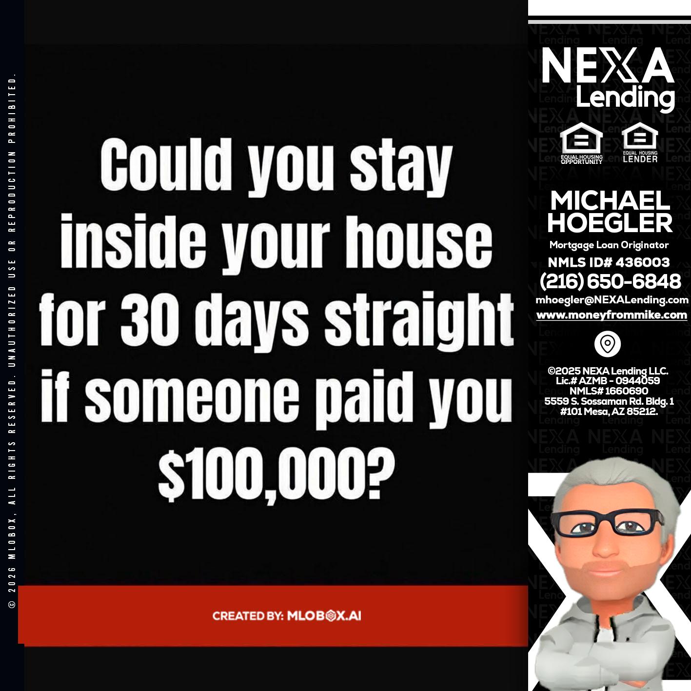 COULD YOU STAY - Michael Hoegler -Mortgage Advisor