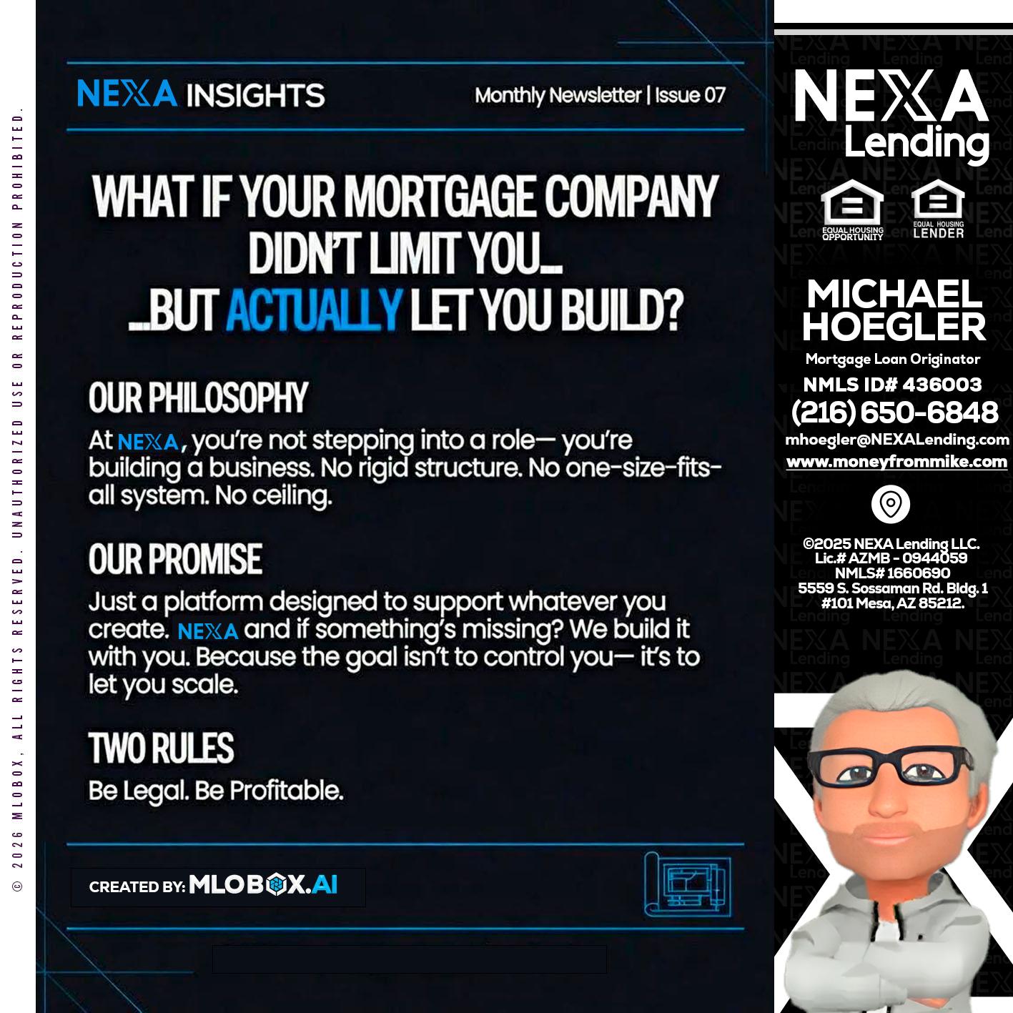 NEXA INSIGHTS - Michael Hoegler -Mortgage Advisor