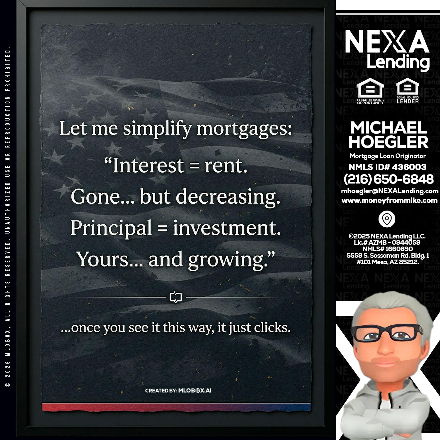 LET ME SIMPLIFY - Michael Hoegler -Mortgage Advisor