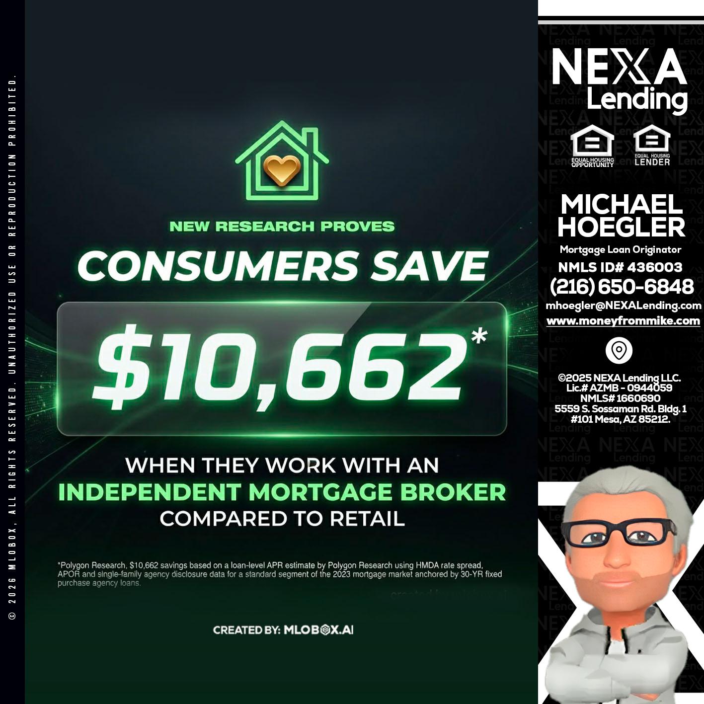 10,662 - Michael Hoegler -Mortgage Advisor