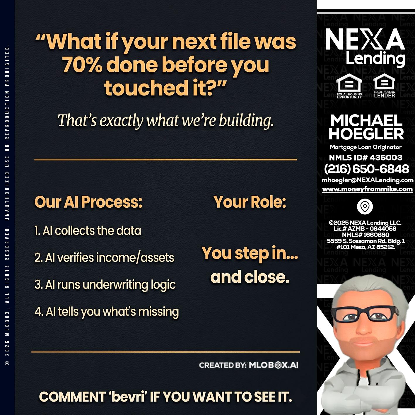WHAT IF YOUR - Michael Hoegler -Mortgage Advisor