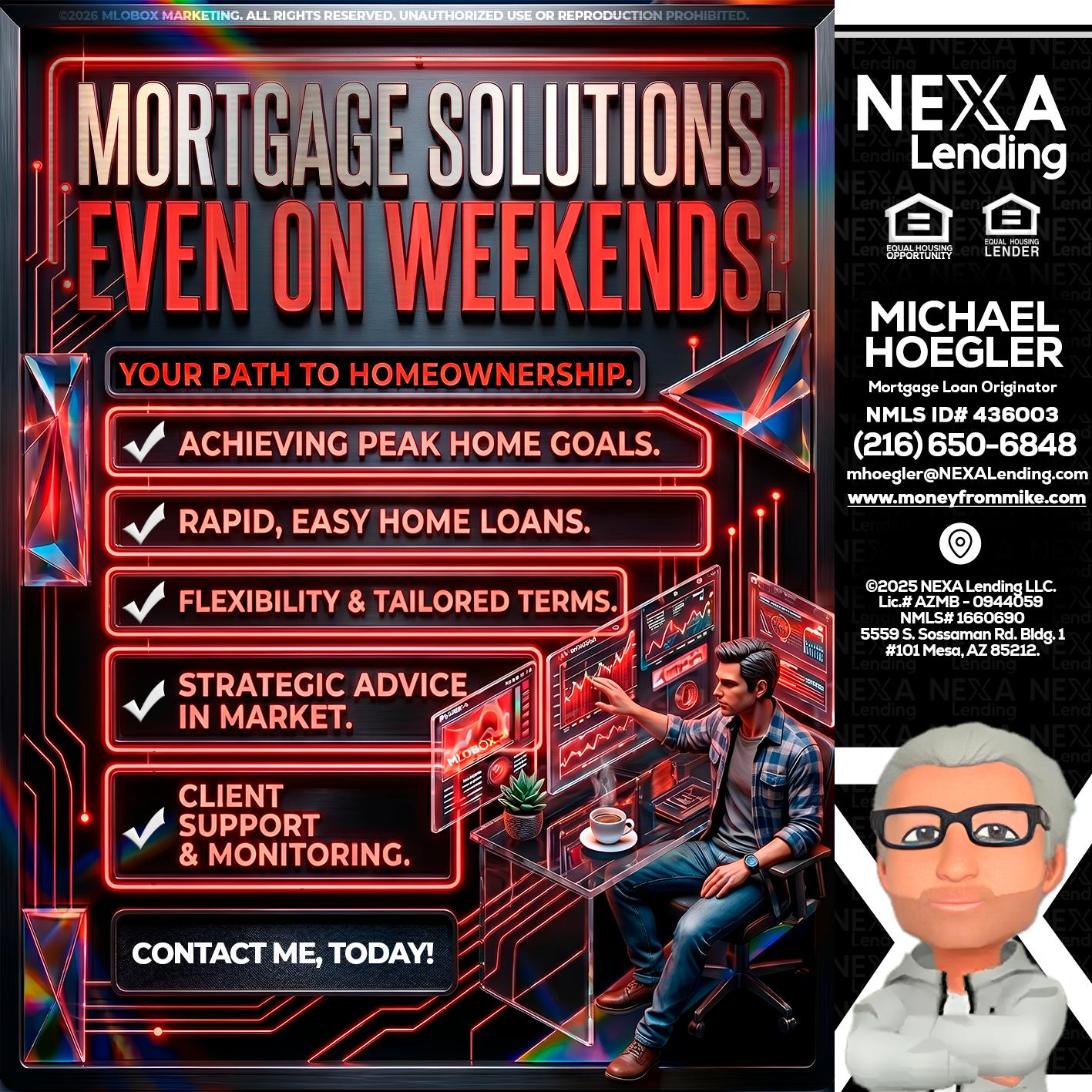 WEEKEND SOLUTIONS - Michael Hoegler -Mortgage Advisor