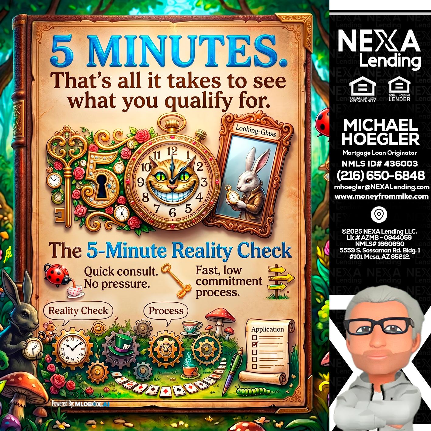 Reality Check! - Michael Hoegler -Mortgage Advisor