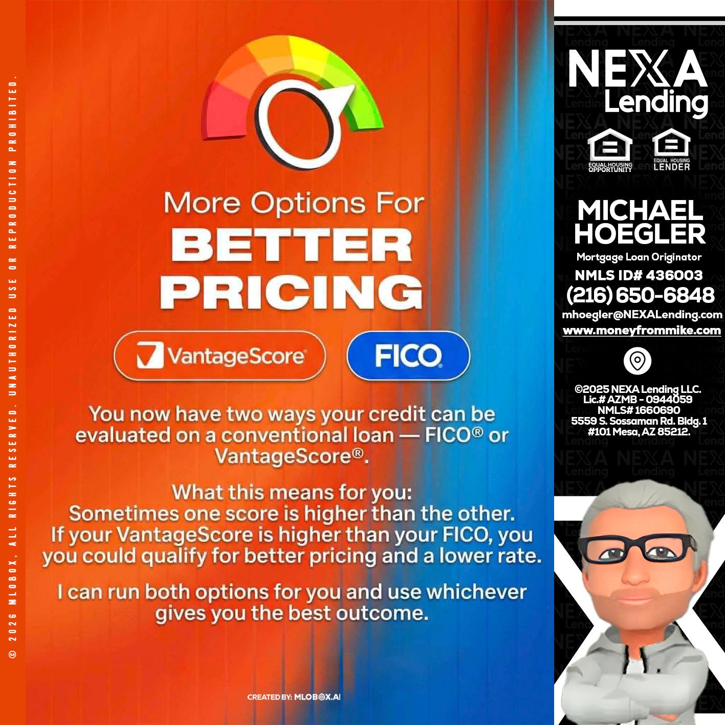 BETTER PRICING - Michael Hoegler -Mortgage Advisor