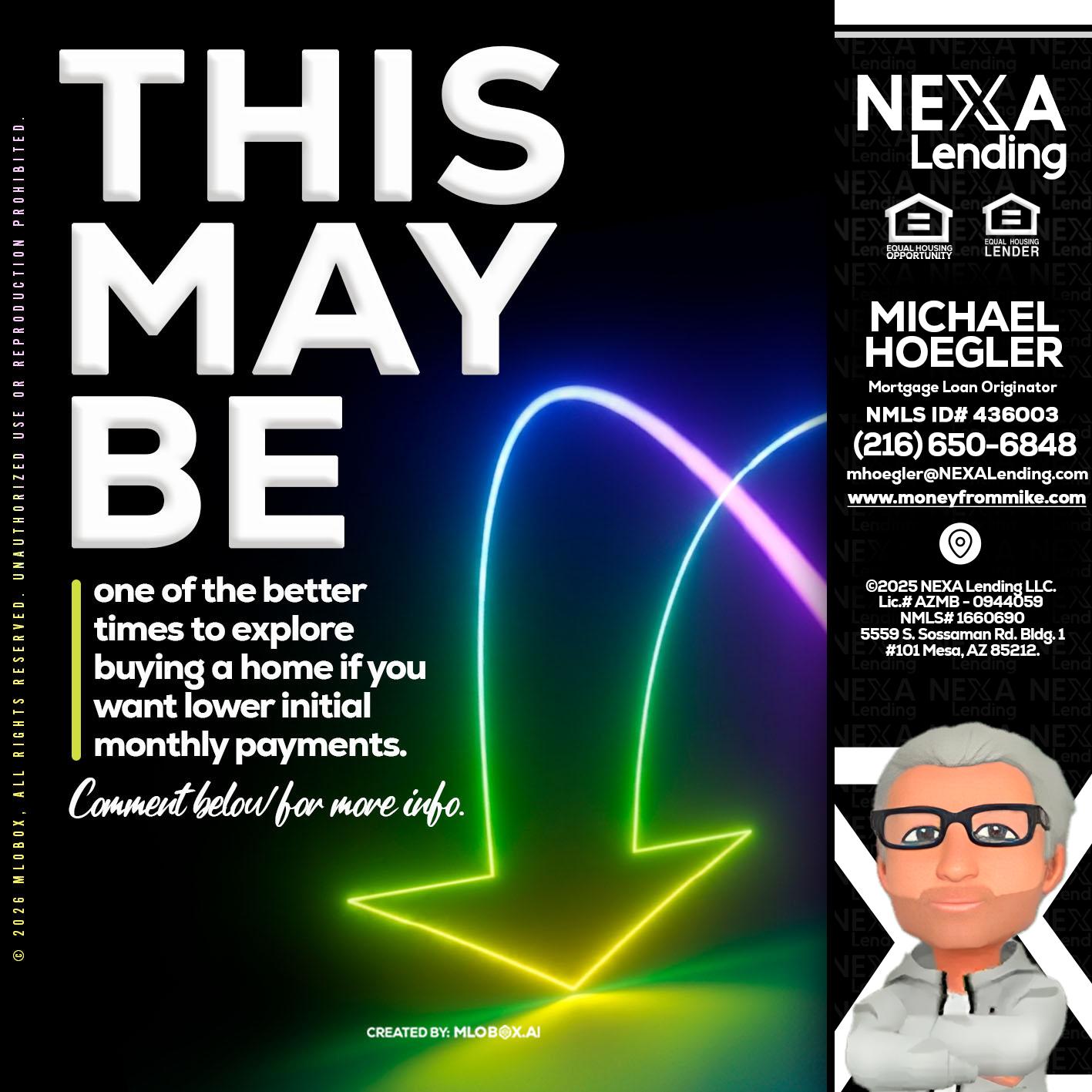 THIS MAY BE - Michael Hoegler -Mortgage Advisor