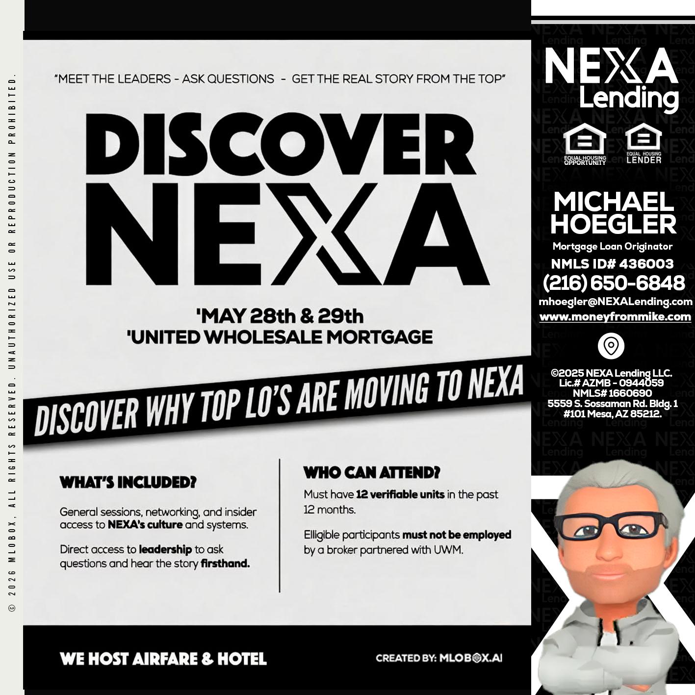 DISCOVER NEXA - Michael Hoegler -Mortgage Advisor