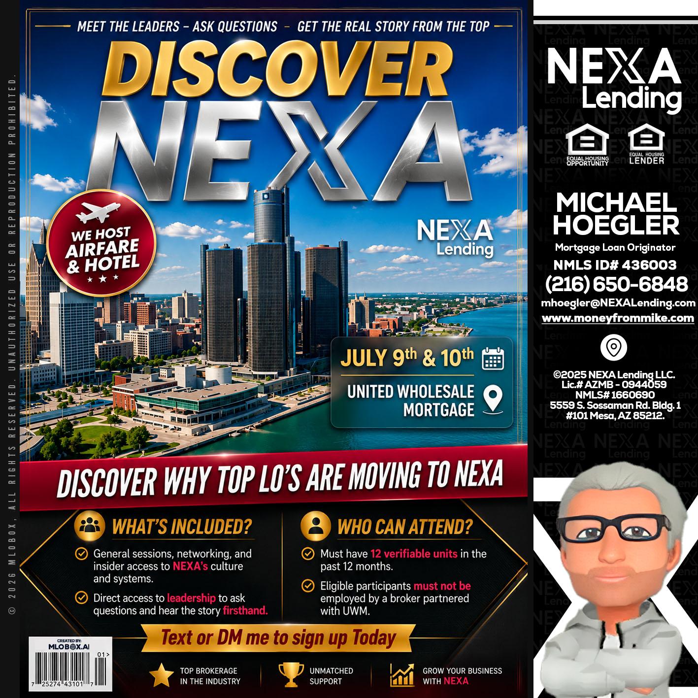 DISCOVER NEXA - Michael Hoegler -Mortgage Advisor