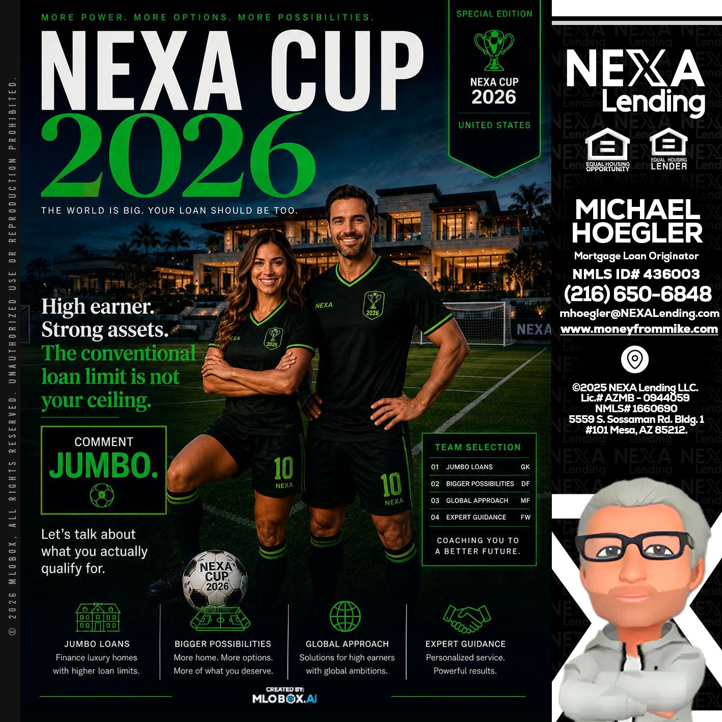 NEXA CUP 2026 - Michael Hoegler -Mortgage Advisor