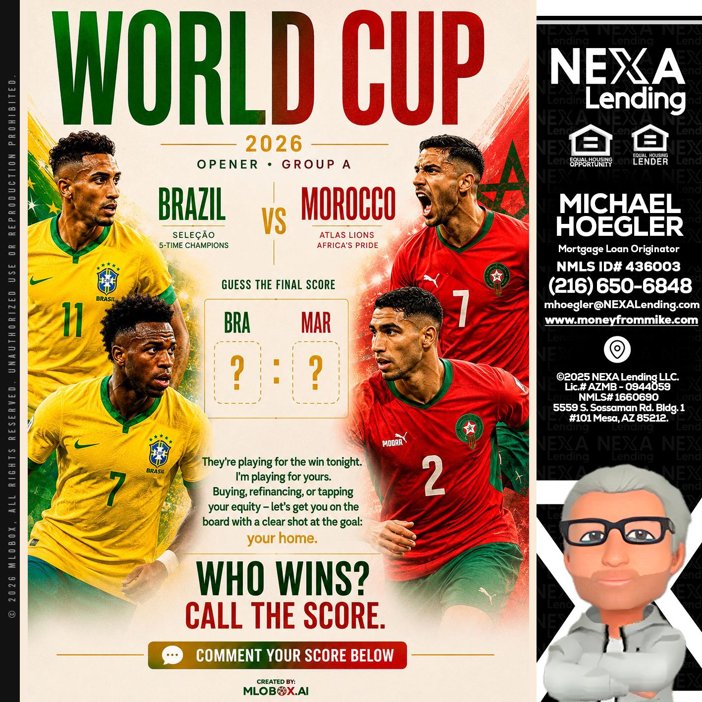 WORLD CUP - Michael Hoegler -Mortgage Advisor