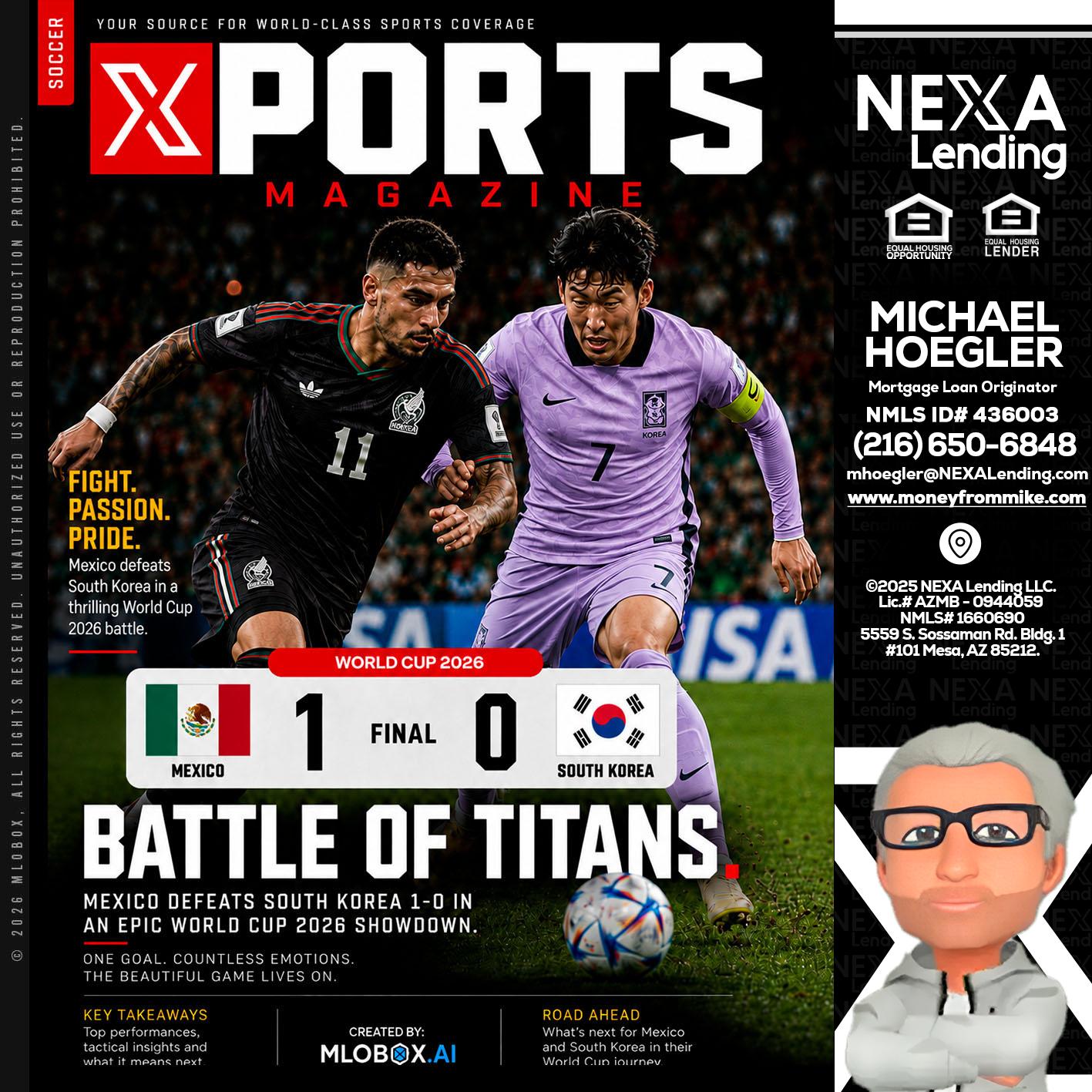 XPORTS MAGAZINE - Michael Hoegler -Mortgage Advisor