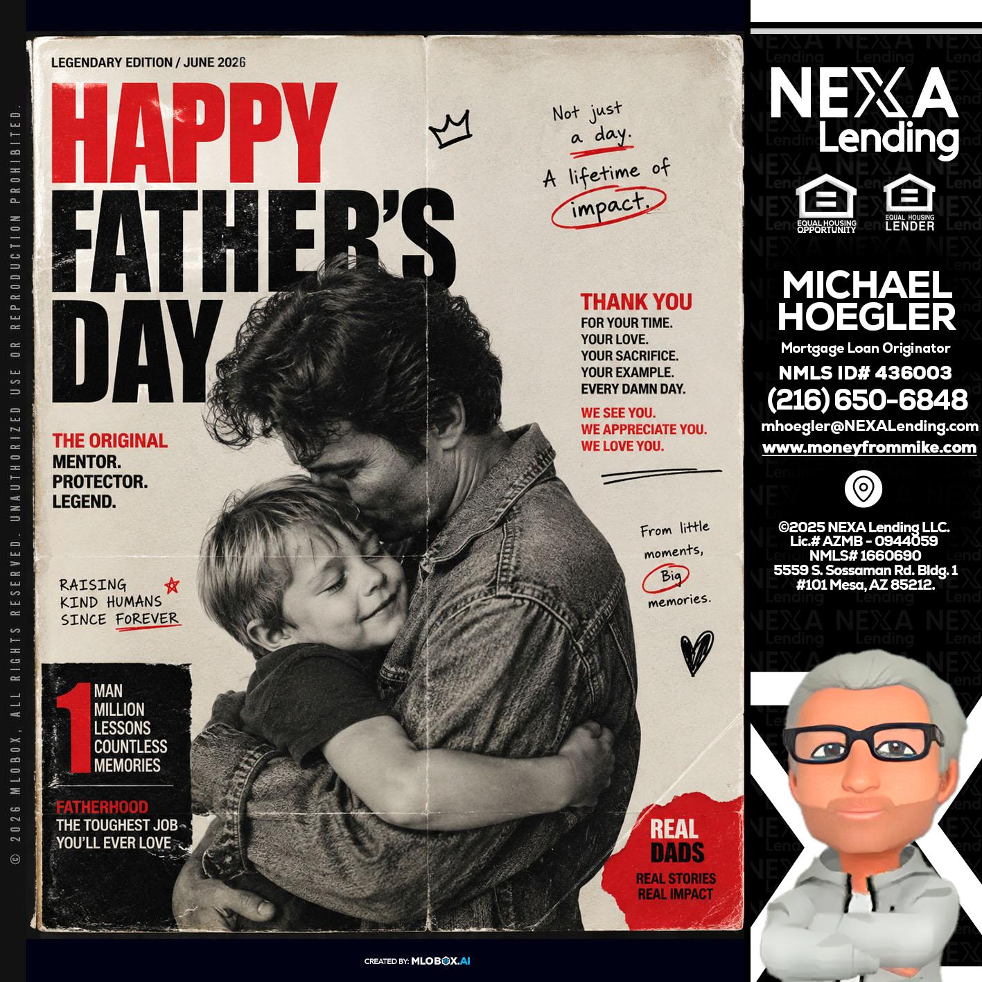 HAPPY FATHERS DAY - Michael Hoegler -Mortgage Advisor