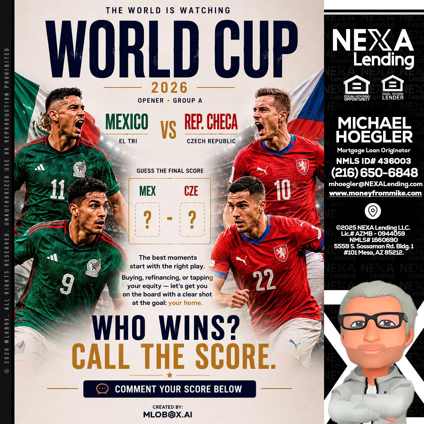 WORLD CUP 2026 - Michael Hoegler -Mortgage Advisor