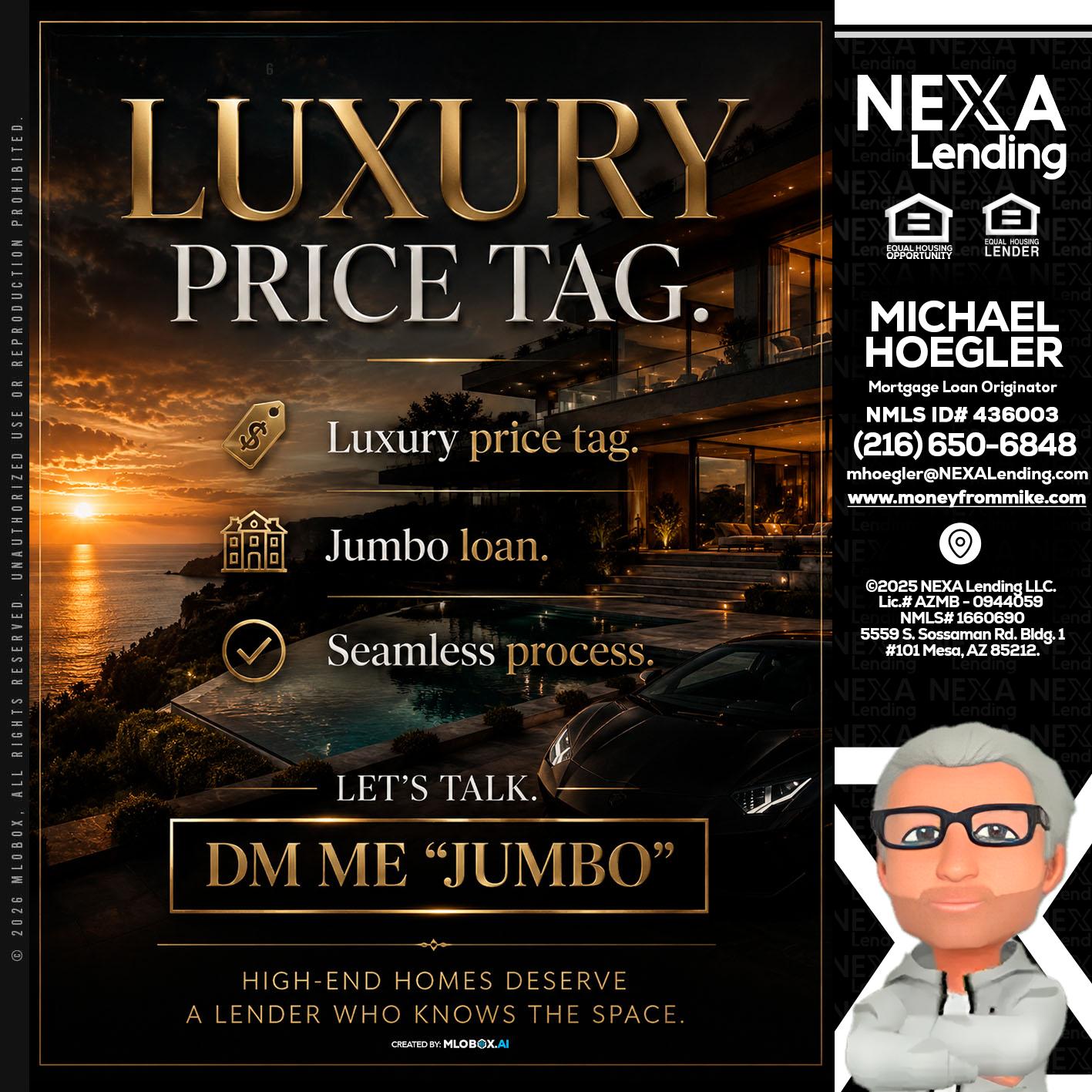 LUXURY PRICE - Michael Hoegler -Mortgage Advisor
