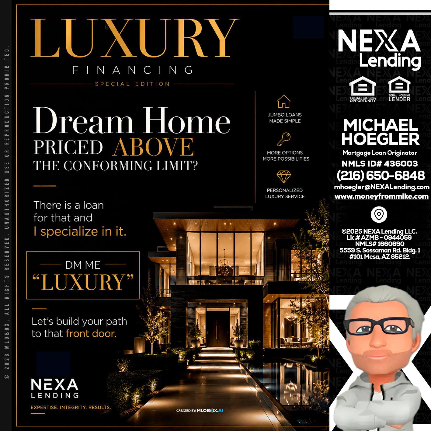 LUXURY - Michael Hoegler -Mortgage Advisor