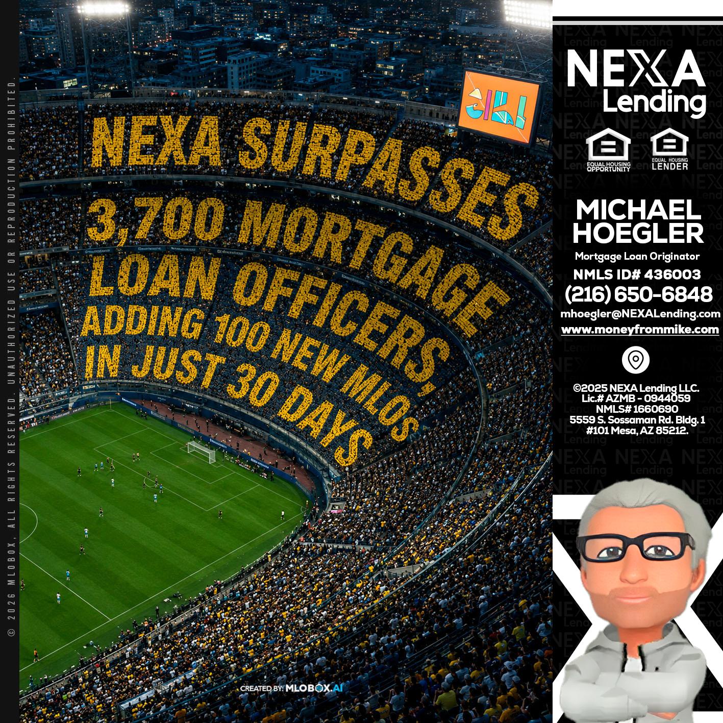 NEXA SURPASSES - Michael Hoegler -Mortgage Advisor