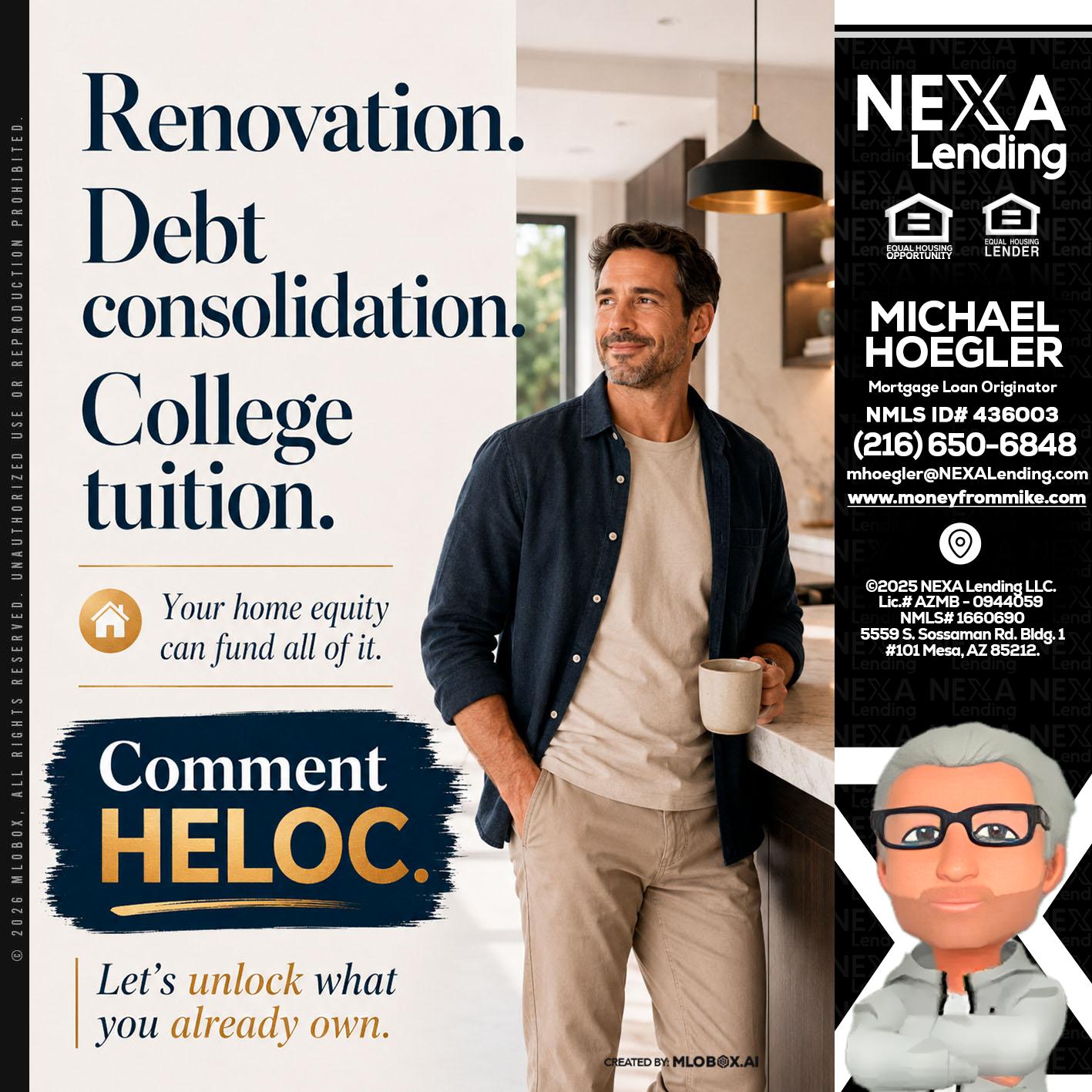 RENOVATION DEBT - Michael Hoegler -Mortgage Advisor