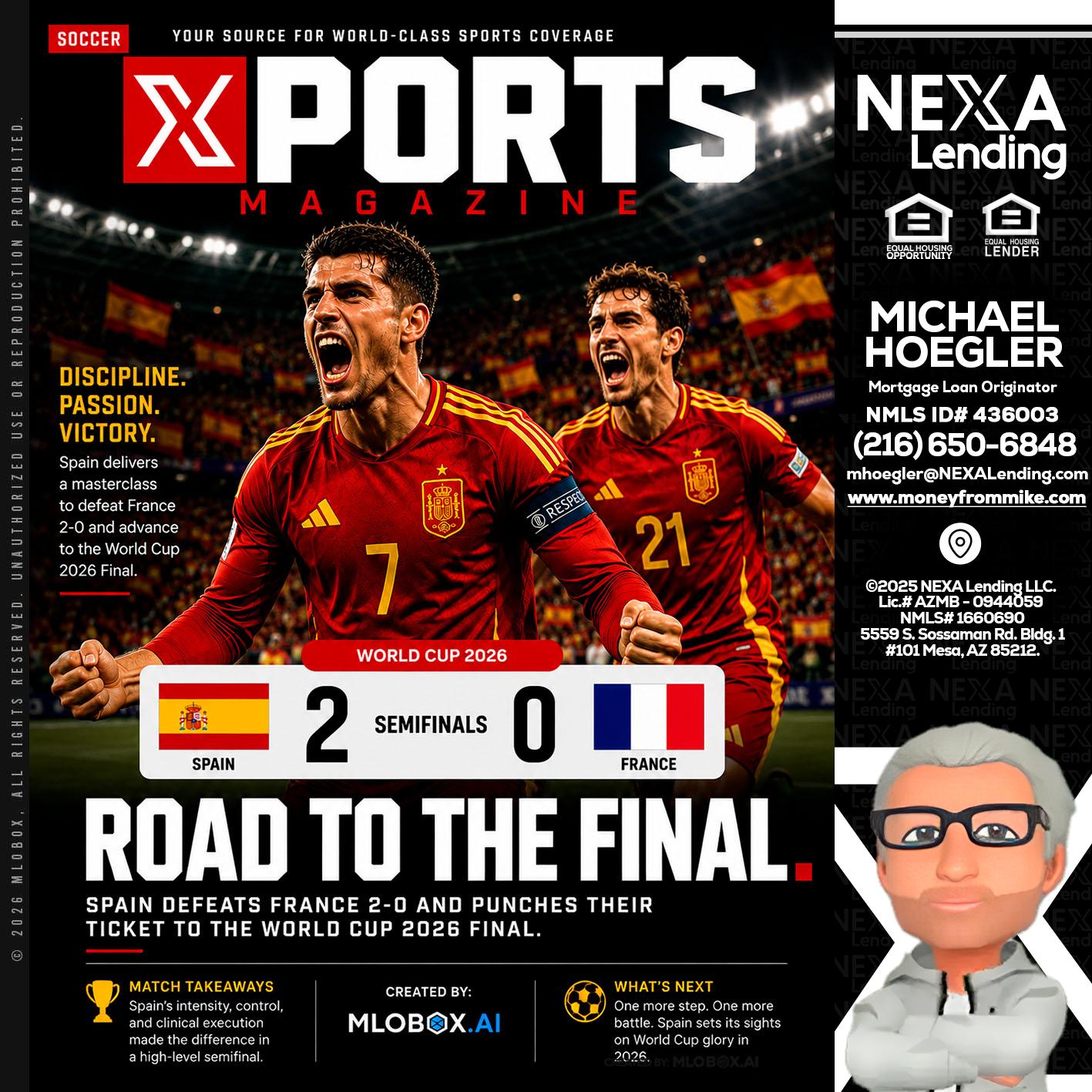 XPORTS WORLD CUP 2026 - Michael Hoegler -Mortgage Advisor