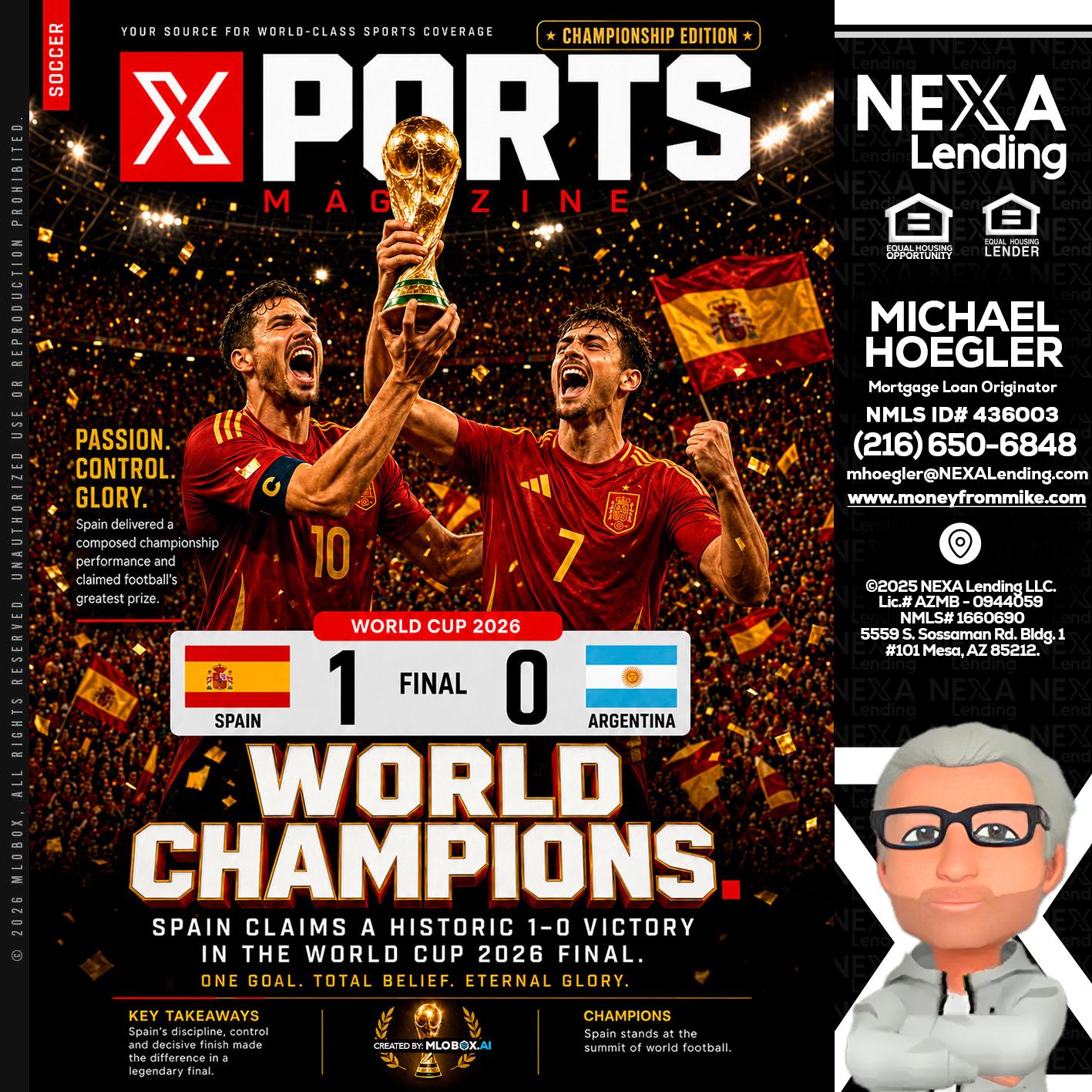 SPAIN CHAMPION - Michael Hoegler -Mortgage Advisor