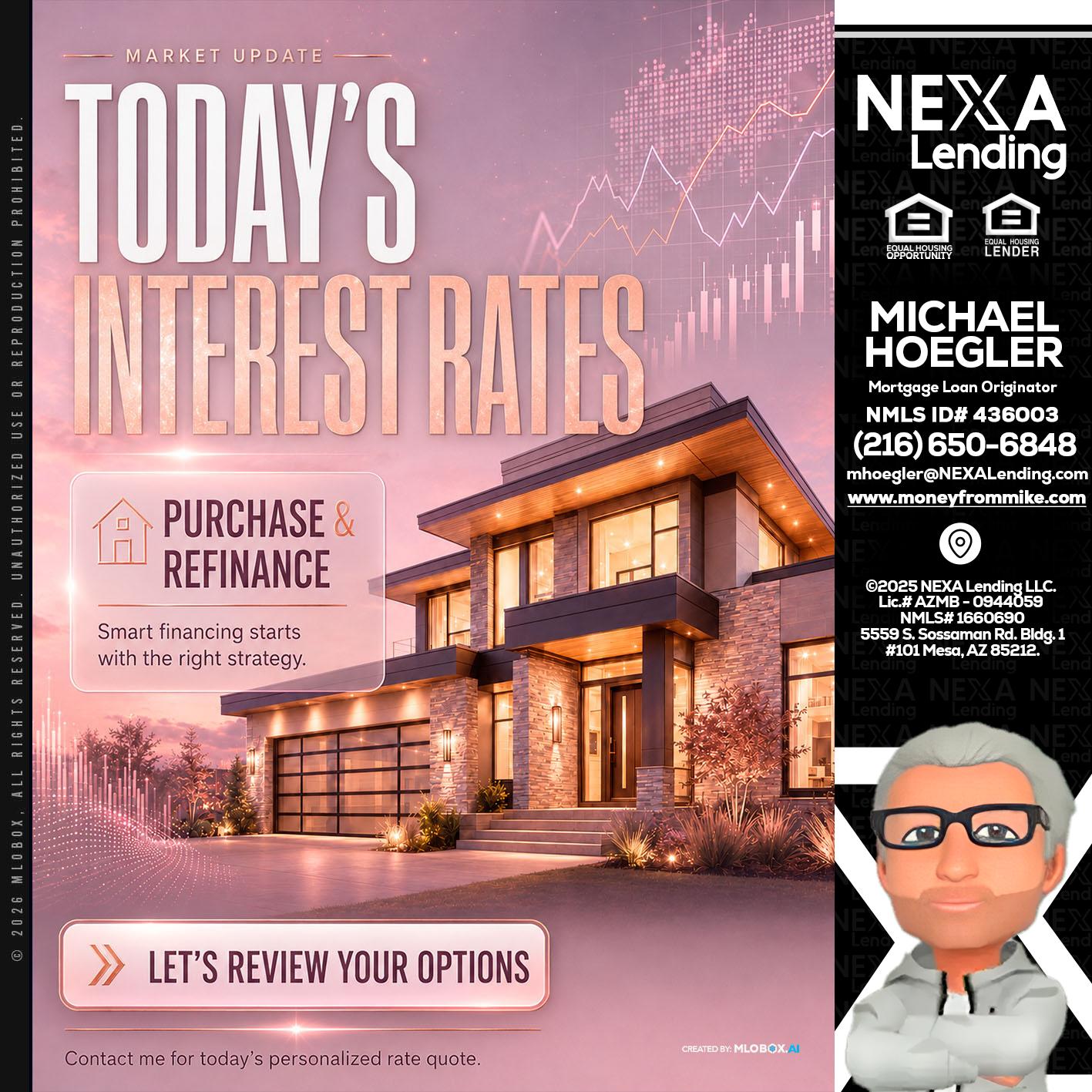 todays interest rates - Michael Hoegler -Mortgage Advisor