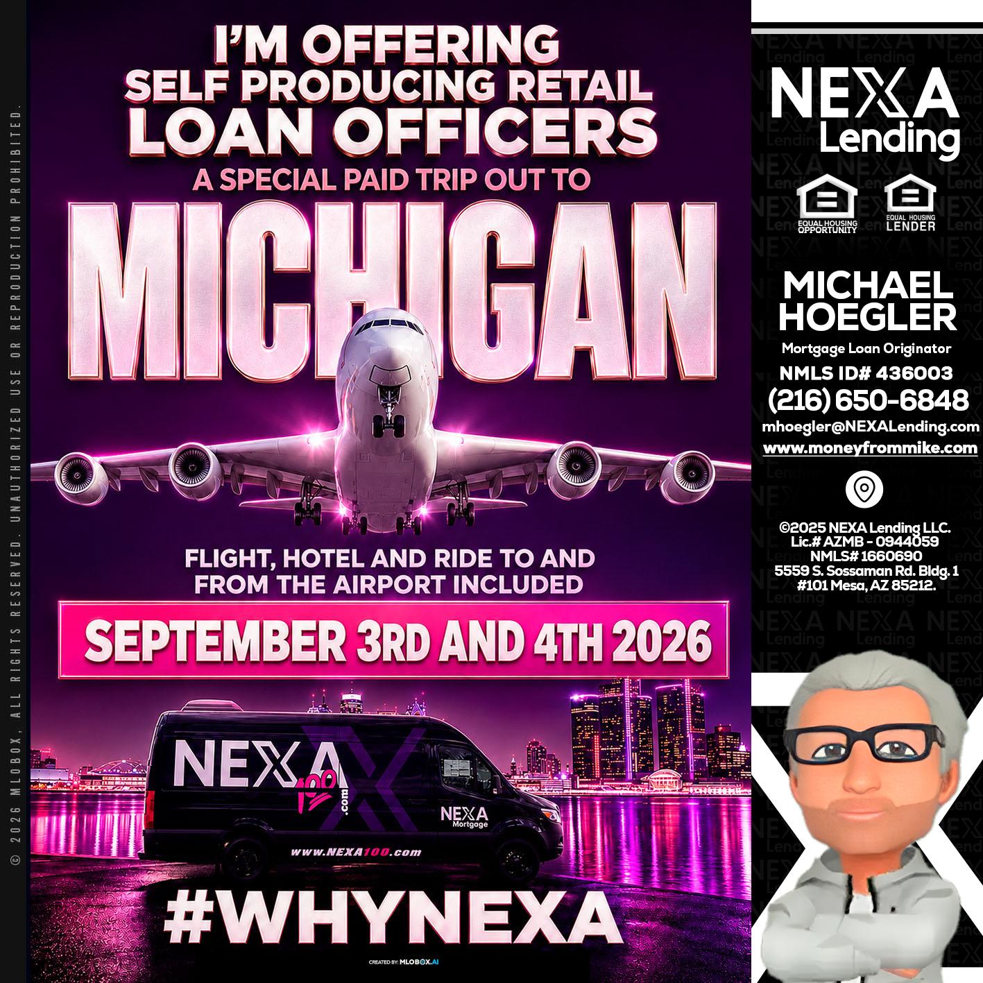 MICHIGAN TRIP - Michael Hoegler -Mortgage Advisor